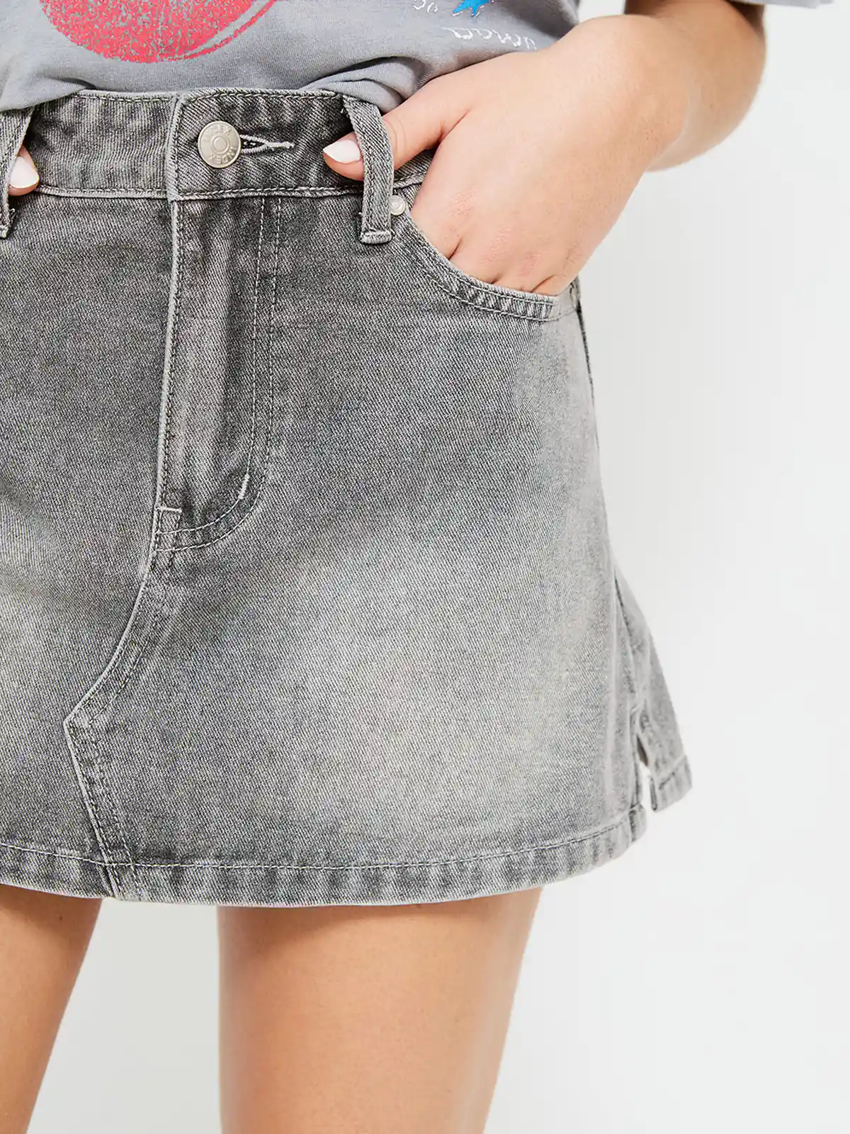 FALDA SHORT ALGODÓN MUJER INDEX - 4