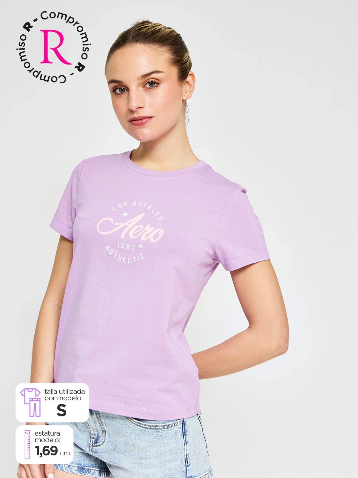 POLO MANGA CORTA ALGODÓN MUJER AERO - 1