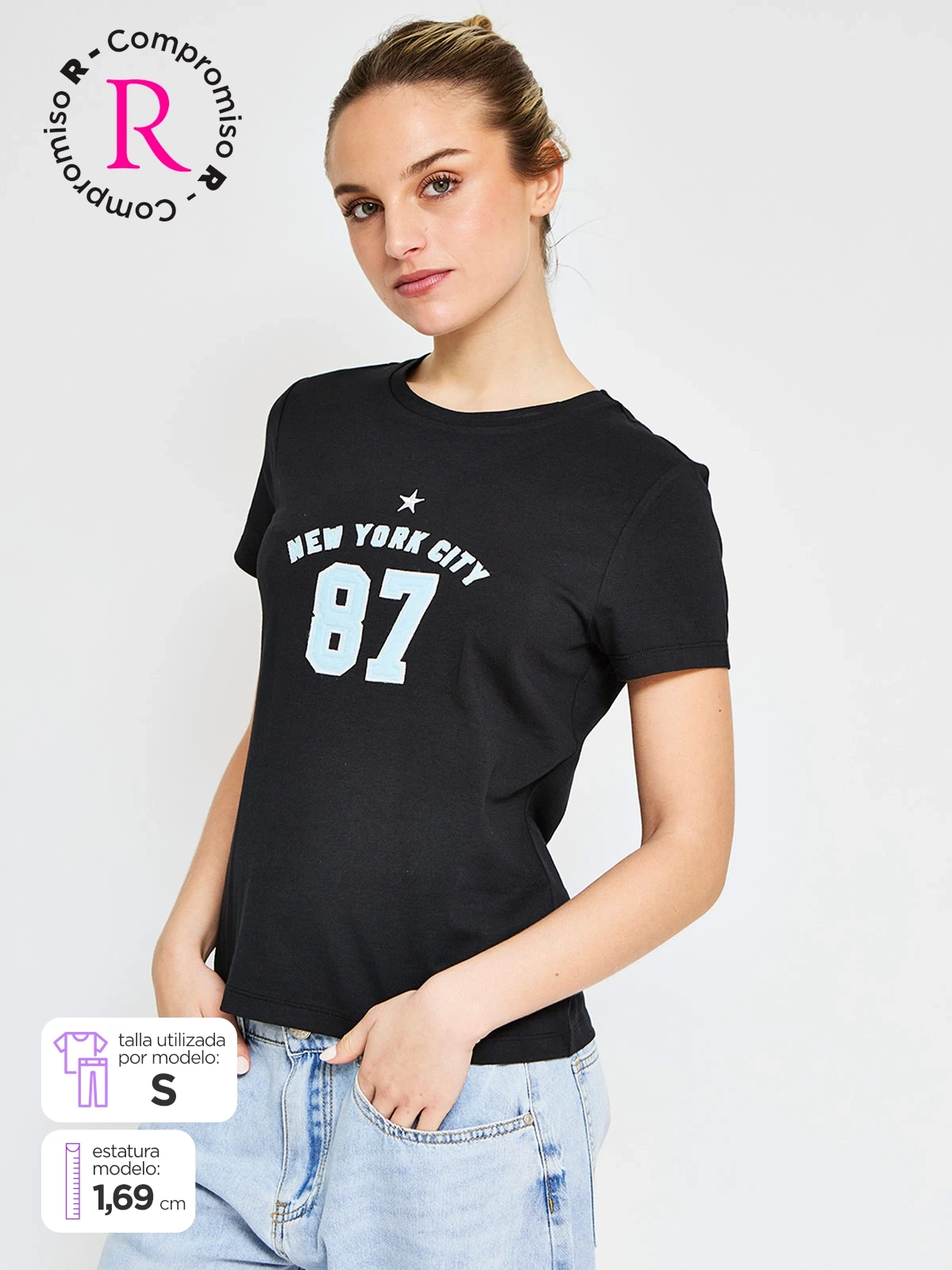 POLO MANGA CORTA ALGODÓN MUJER AERO - 1