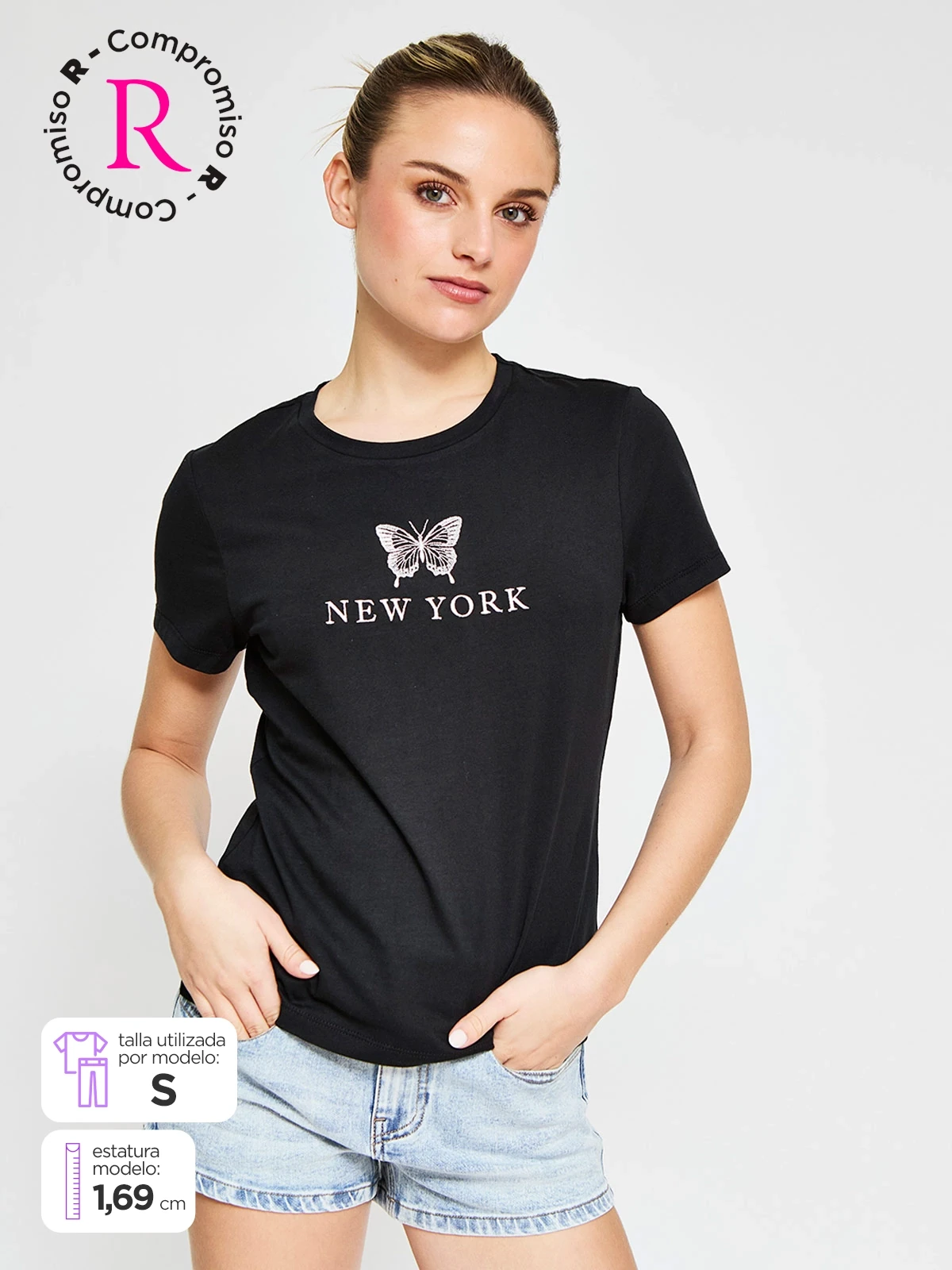 POLO MANGA CORTA ALGODÓN MUJER AERO - 1
