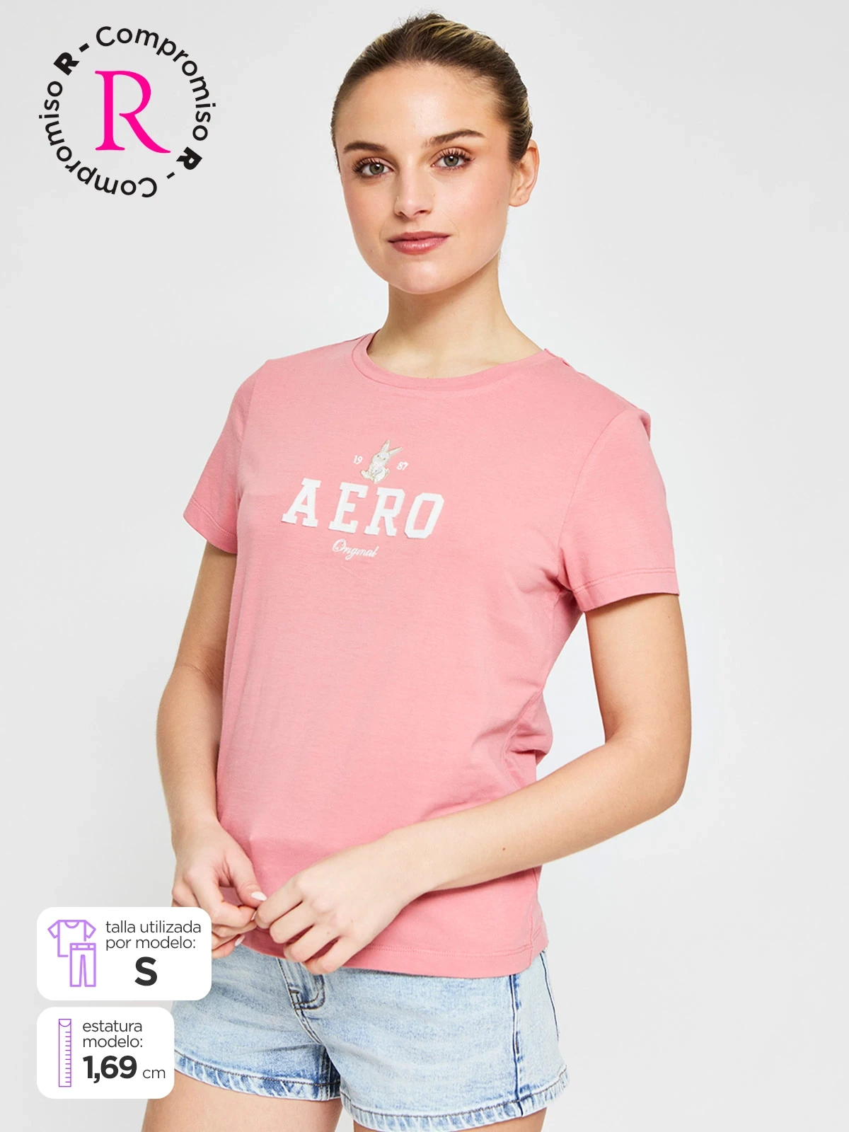 POLO MANGA CORTA ALGODÓN MUJER AERO - 1
