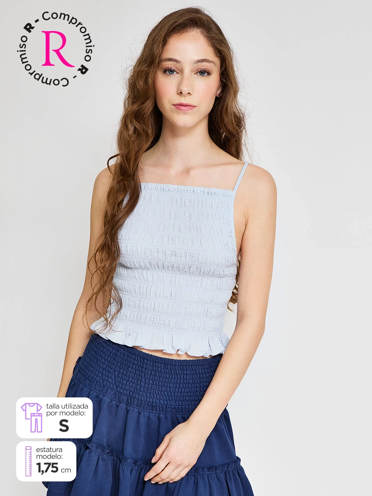 BLUSA SIN MANGAS ALGODÓN INDEX - 1