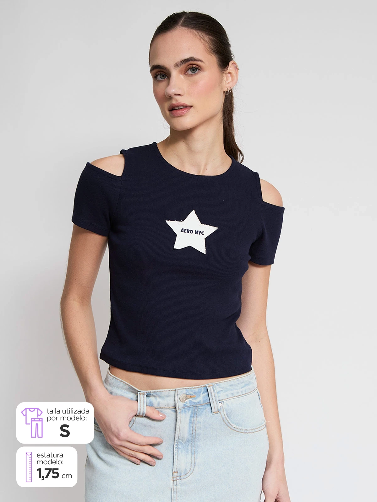 POLO MANGA CORTA ALGODÓN MUJER AERO - 1