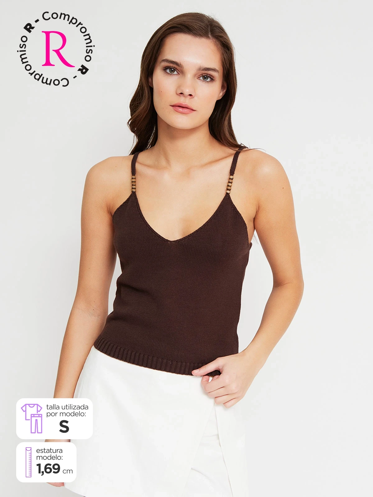 POLO SIN MANGAS ALGODÓN MUJER INDEX - 1