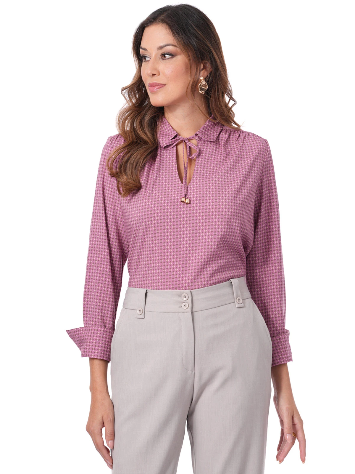 BLUSA MANGA LARGA MUJER CP MODA DE COLECCIÓN KONYA - 1