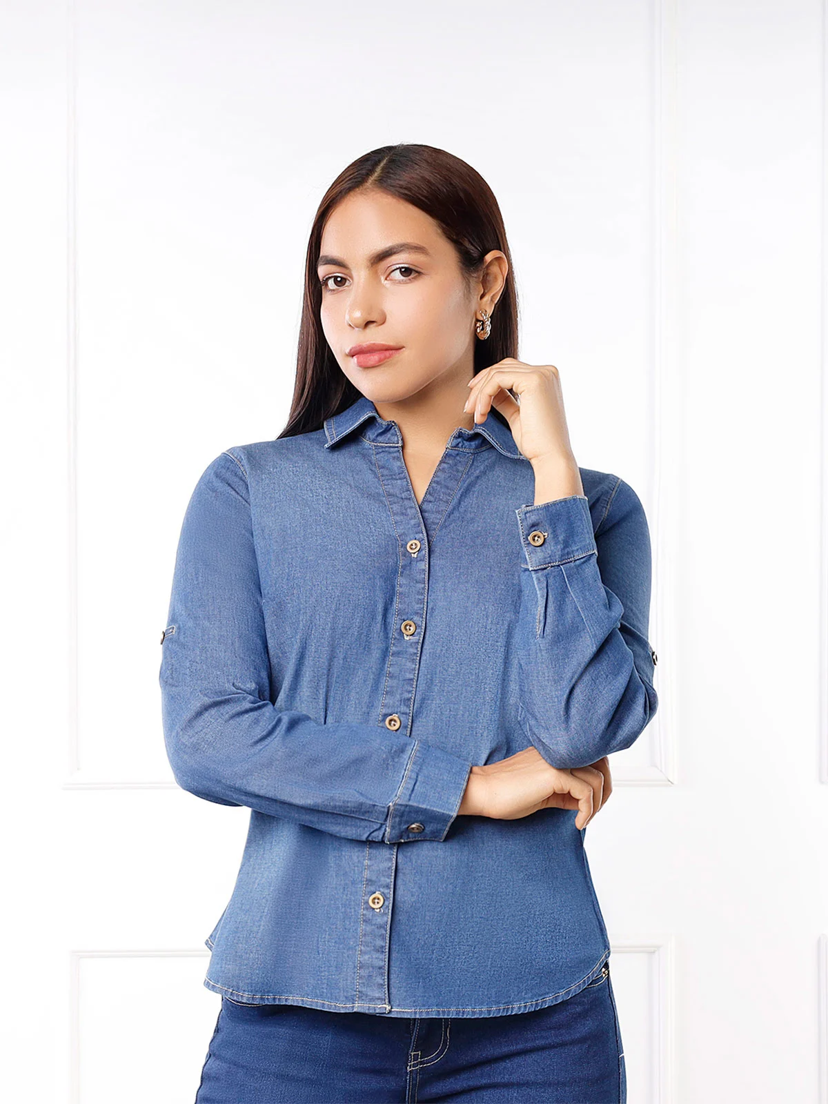 BLUSA MANGA LARGA MUJER KANSAS NAOMI - 1
