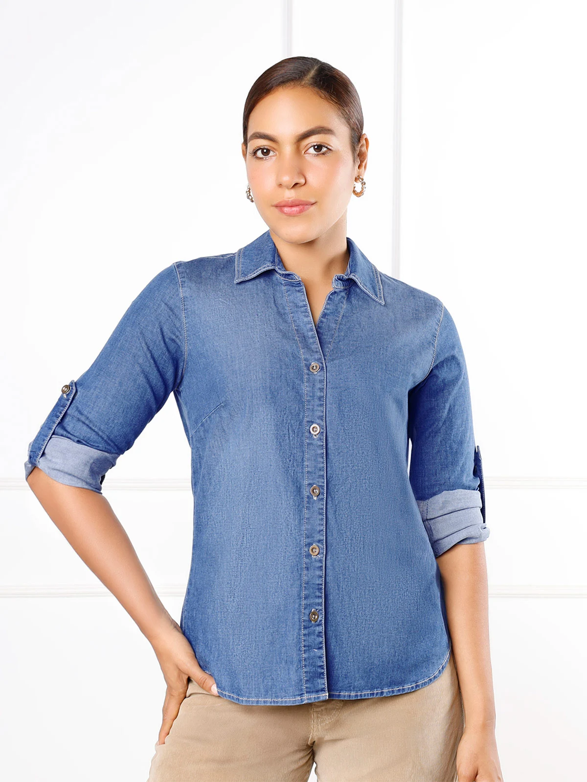 BLUSA MANGA LARGA MUJER KANSAS NAOMI - 2