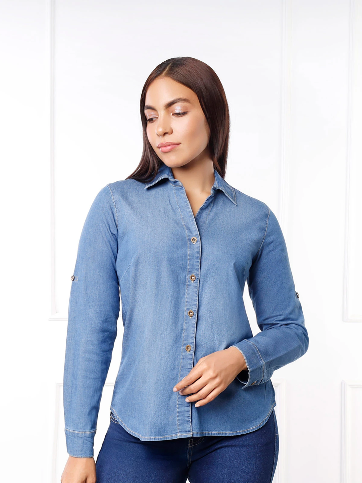 BLUSA MANGA LARGA MUJER KANSAS NAOMI - 1