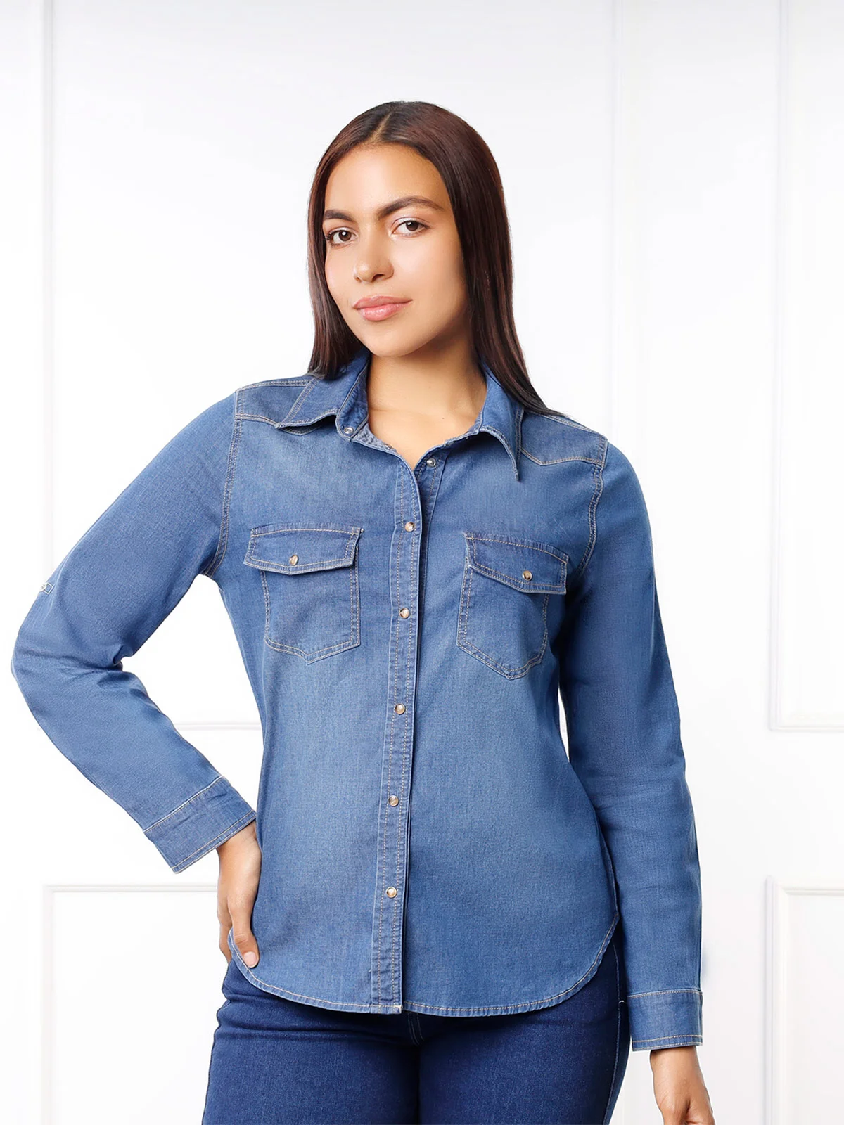 BLUSA MANGA LARGA MUJER KANSAS SADITH - 1