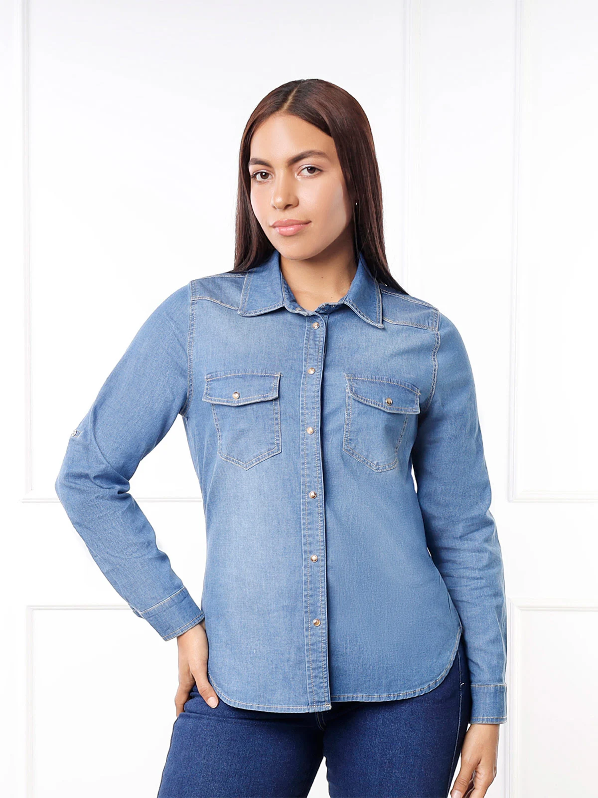 BLUSA MANGA LARGA MUJER KANSAS SADITH - 1