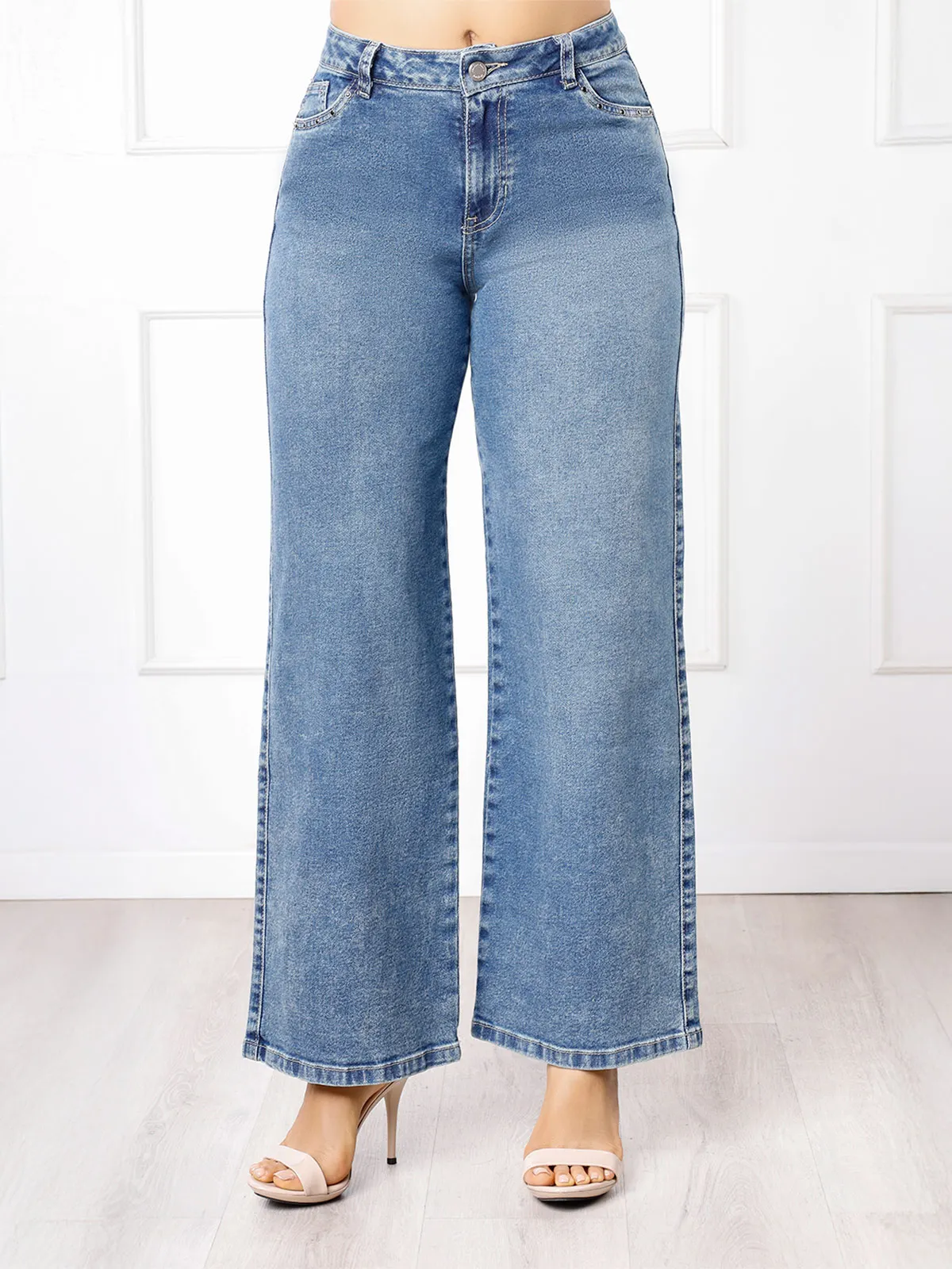 JEANS WIDE LEG MUJER KANSAS MIRNA - 1