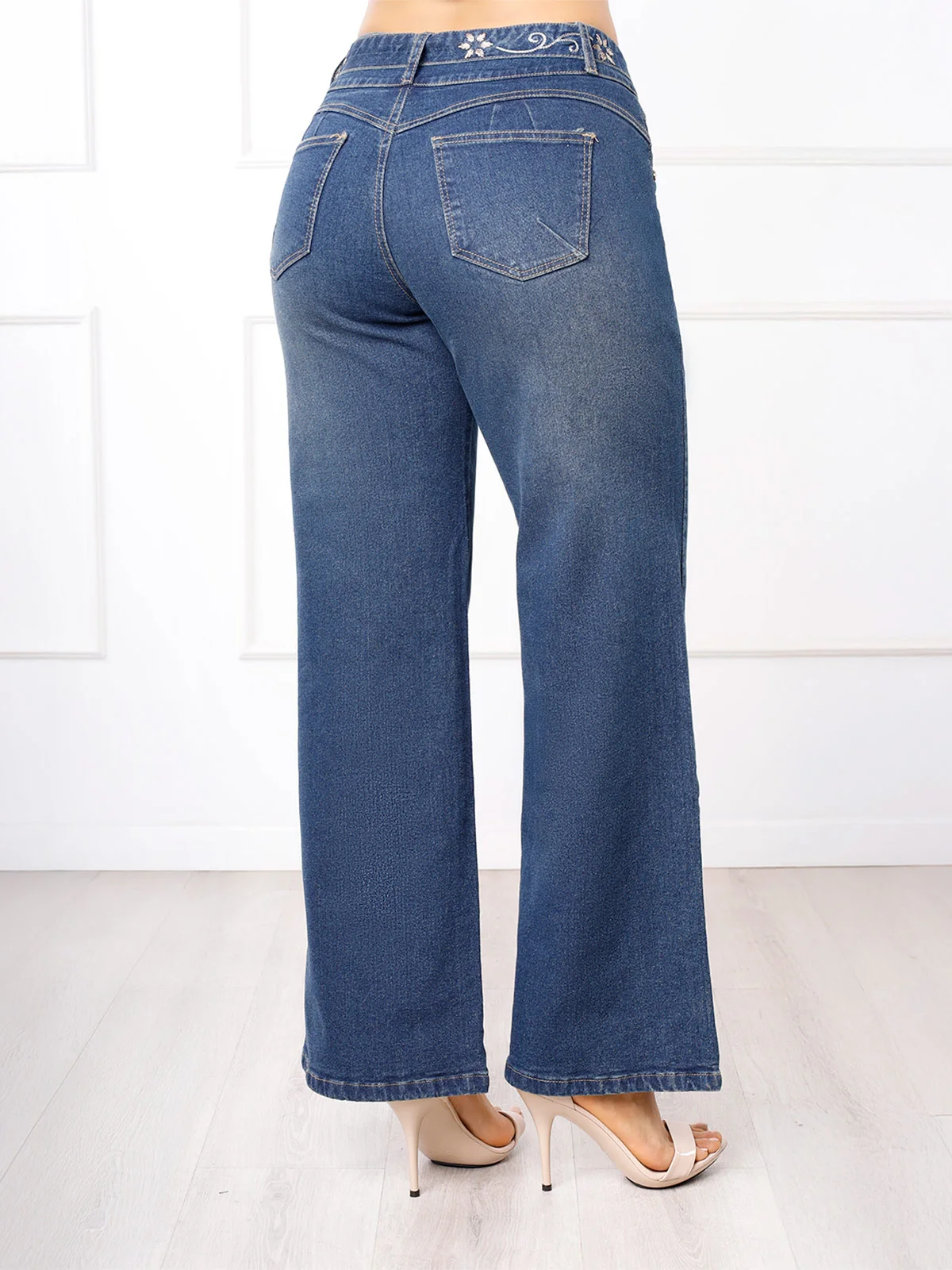 JEANS WIDE LEG MUJER KANSAS ELMA - 3