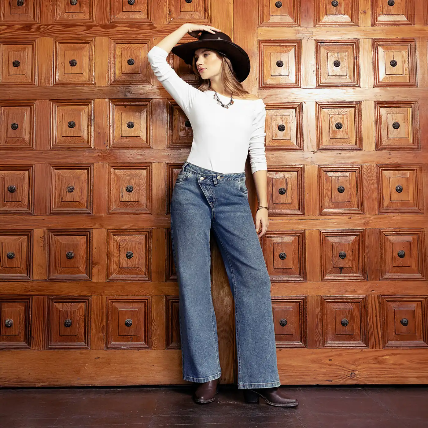 JEAN WIDELEG MUJER KANSAS GAIL - 1