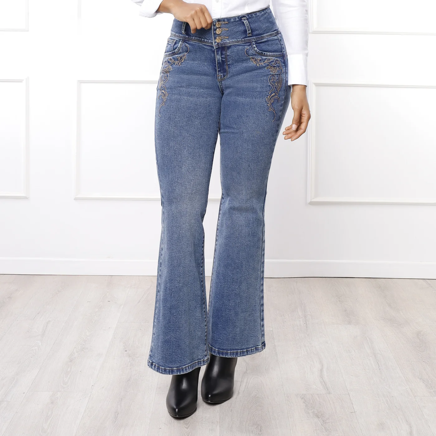 JEAN FLARE MUJER KANSAS OOLLY - 2