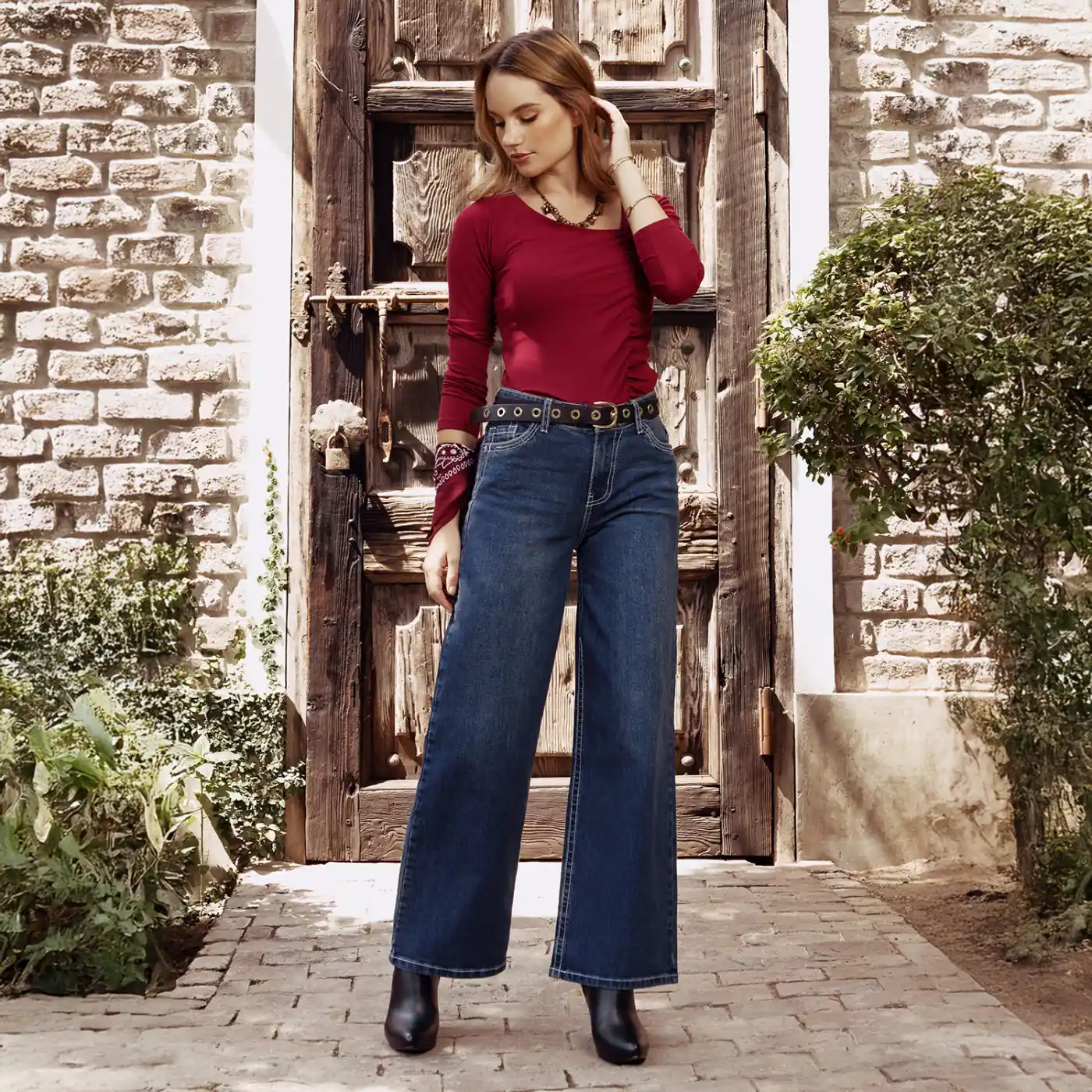 JEAN WIDELEG MUJER KANSAS KENDRA - 1