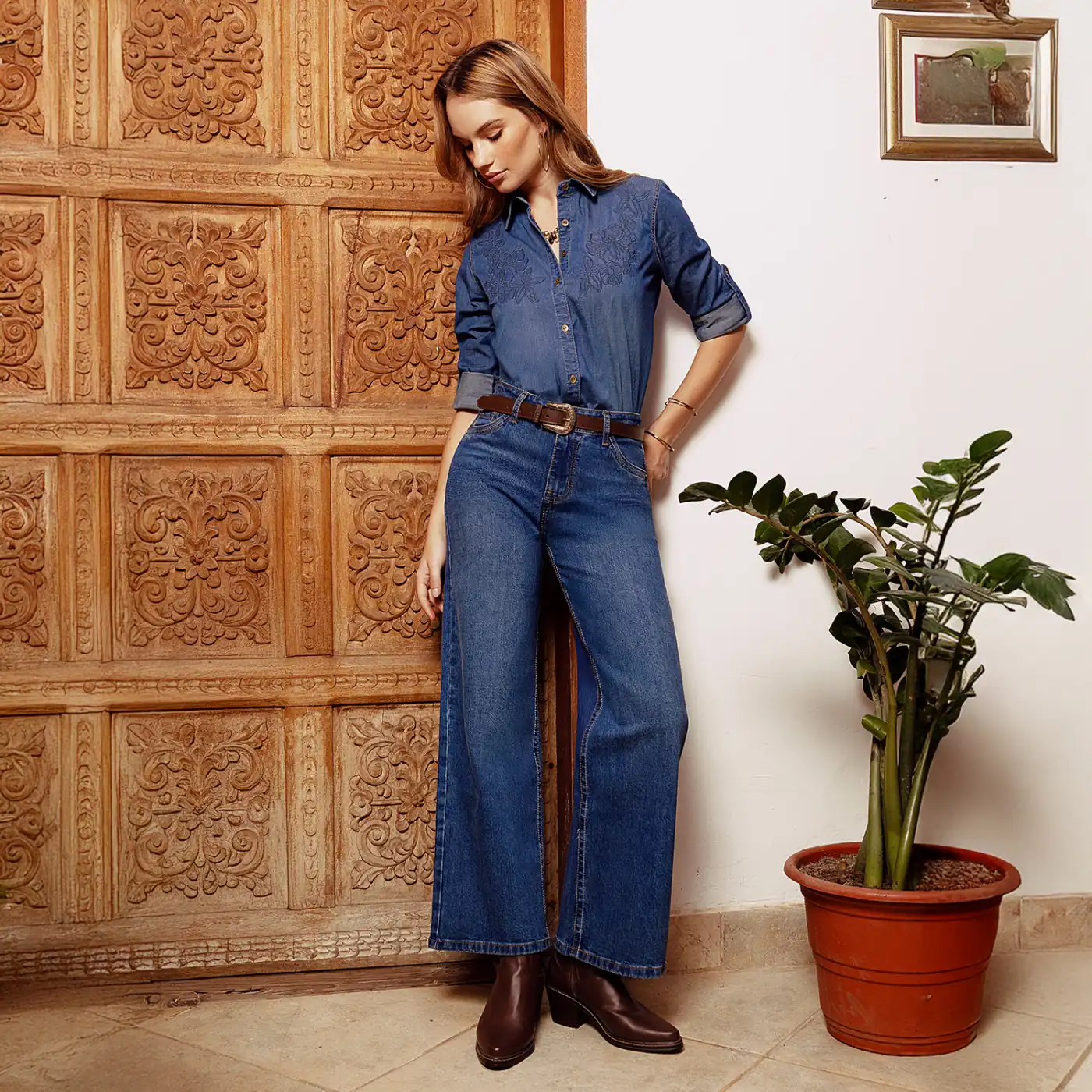 JEAN WIDELEG MUJER KANSAS CONNIE - 1