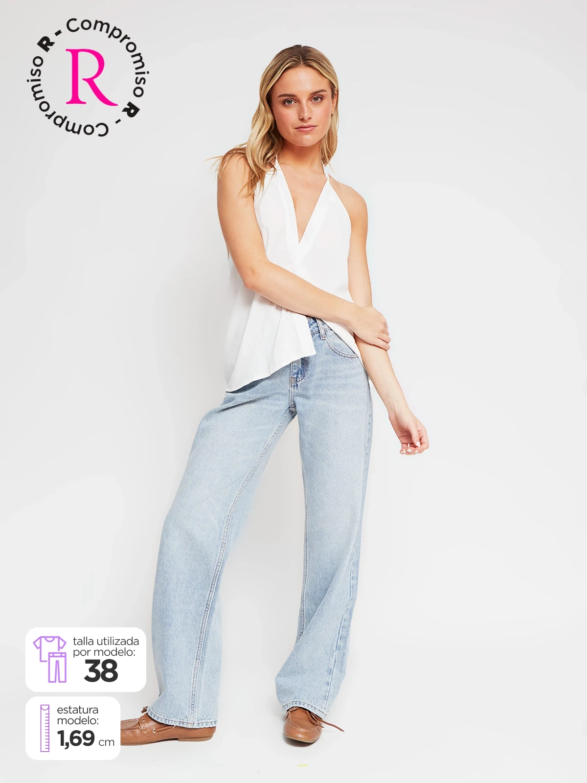 JEANS ALGODÓN REGULAR MUJER INDEX - 1