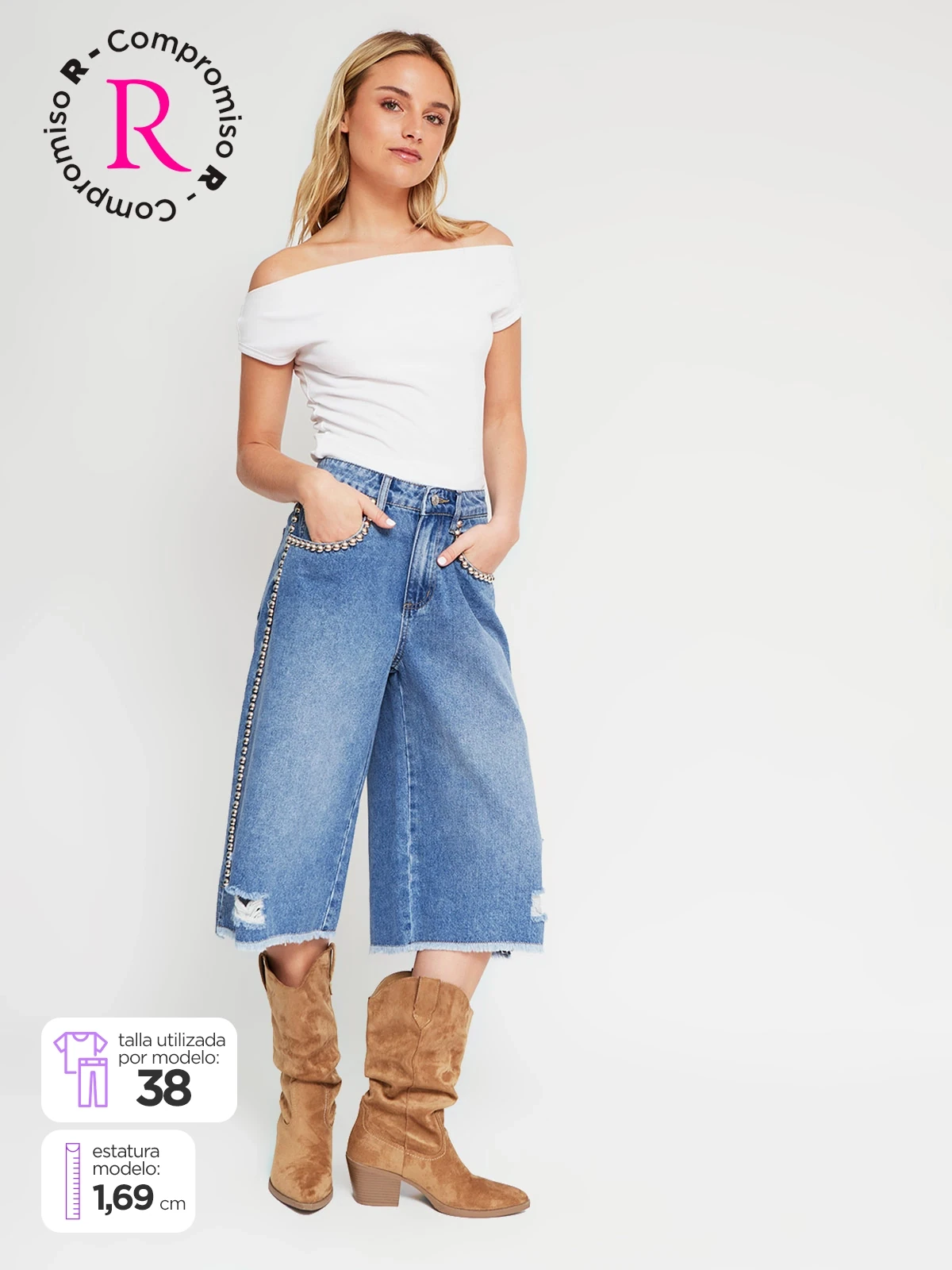 SHORT LARGO MUJER BARBADOS - 1