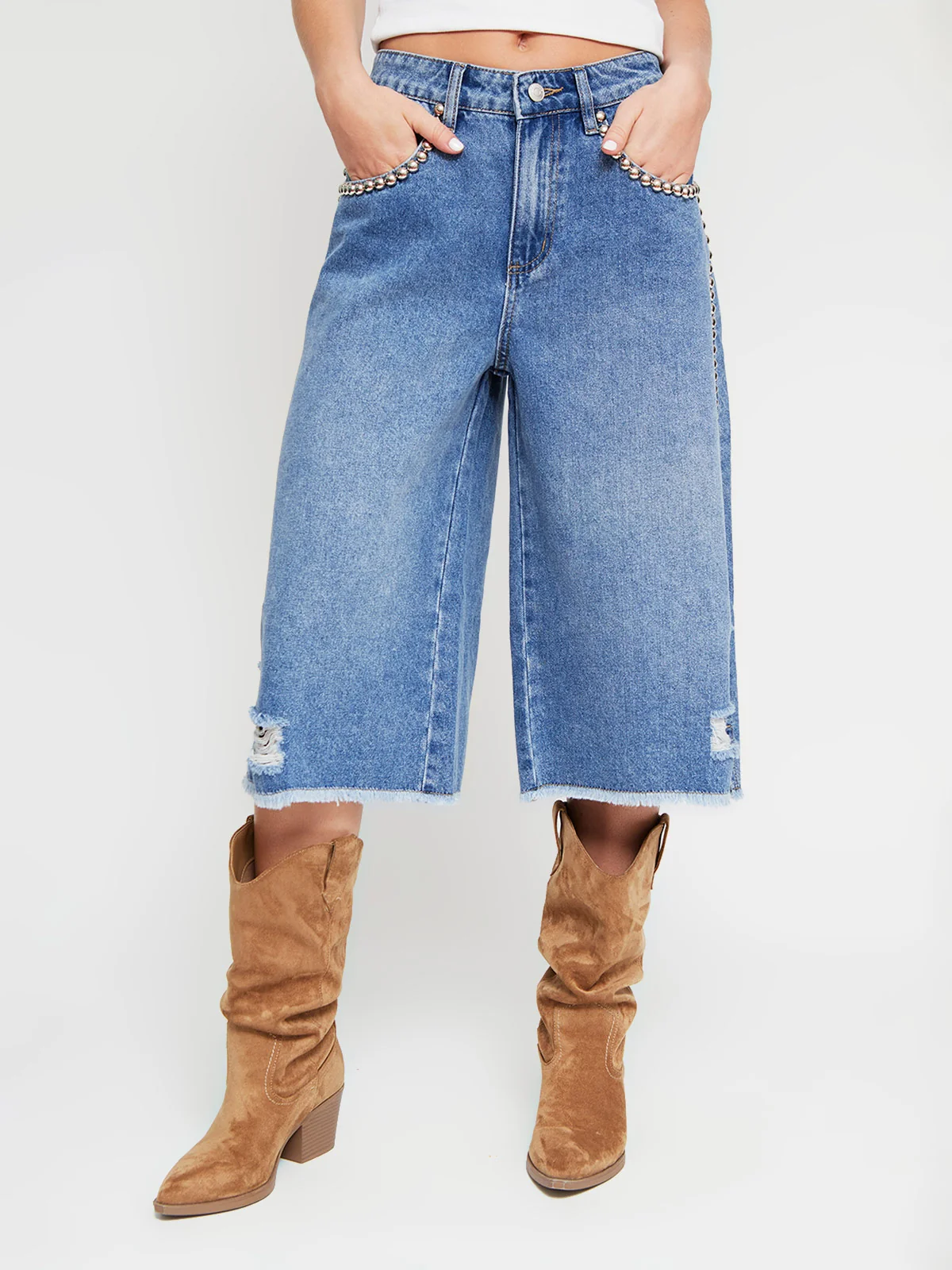 SHORT LARGO MUJER BARBADOS - 2