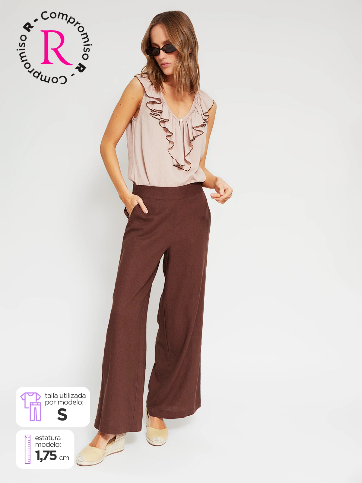 PANTALÓN MUJER TATIENNE ENCAJE - 1