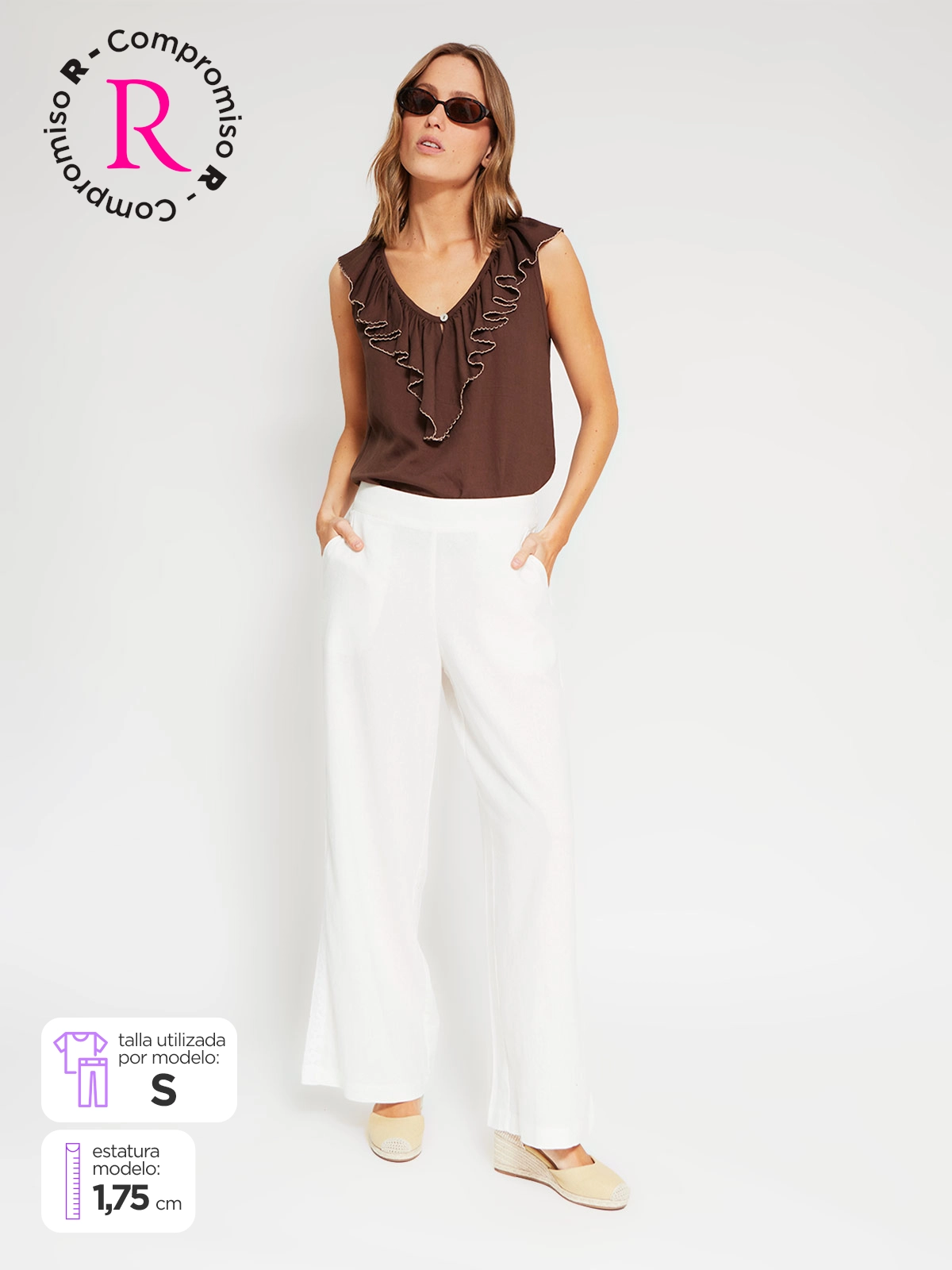 PANTALÓN MUJER TATIENNE ENCAJE - 1