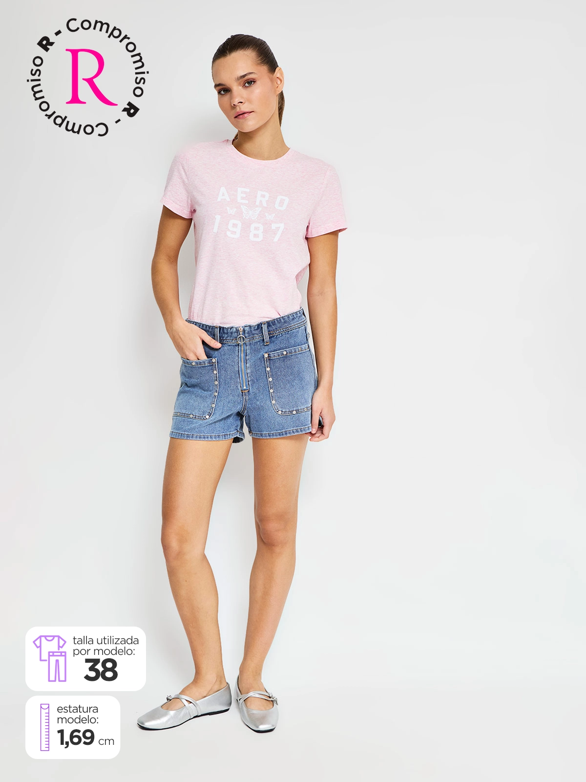 SHORT ALGODÓN MUJER AERO - 1