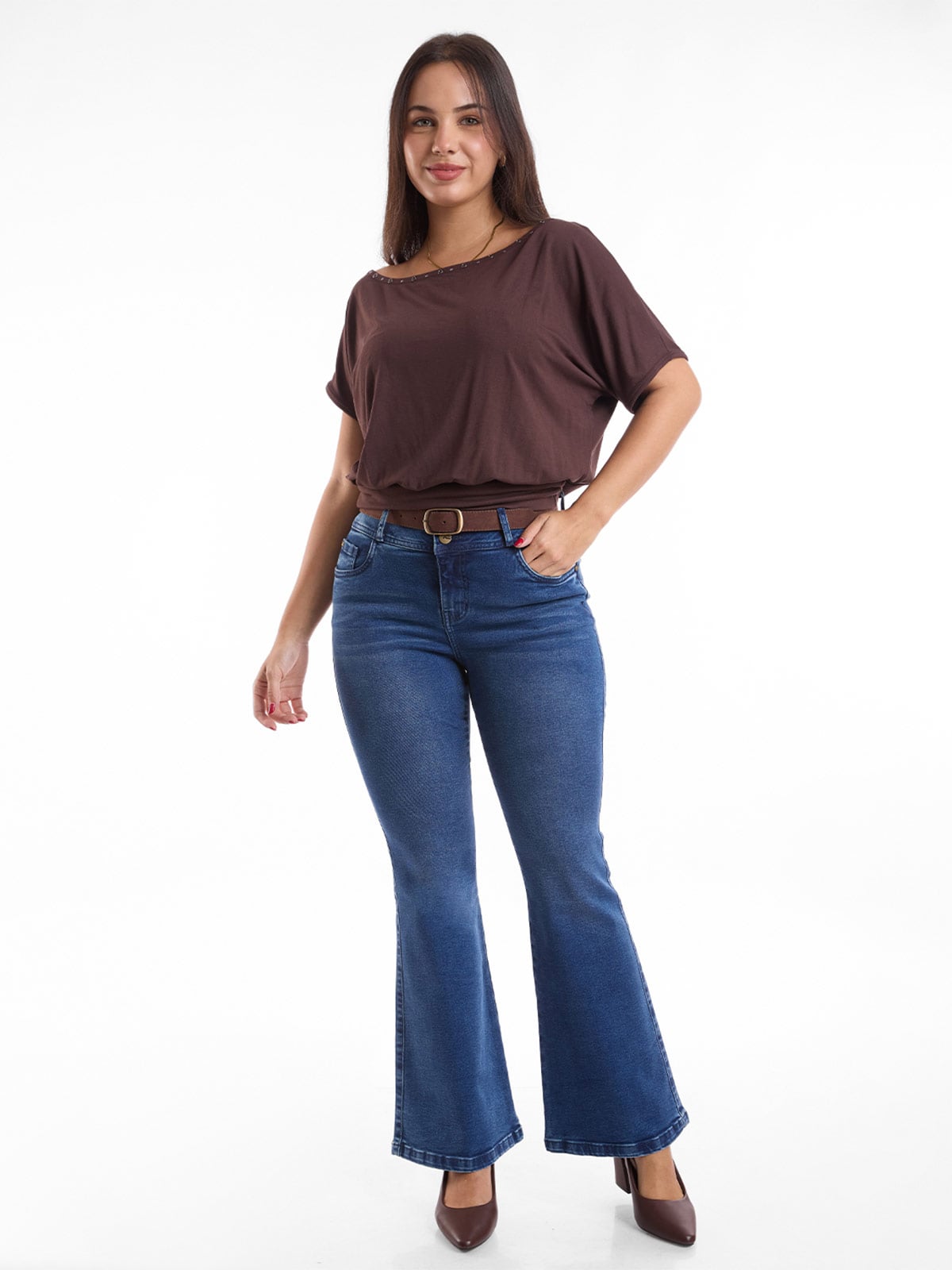 JEANS FLARE MUJER METAL JEANS TAVARA - 1