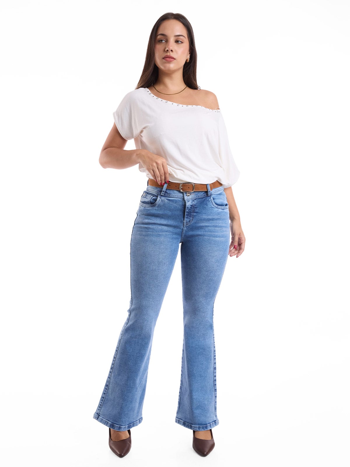 JEANS FLARE MUJER METAL JEANS TAVARA - 1