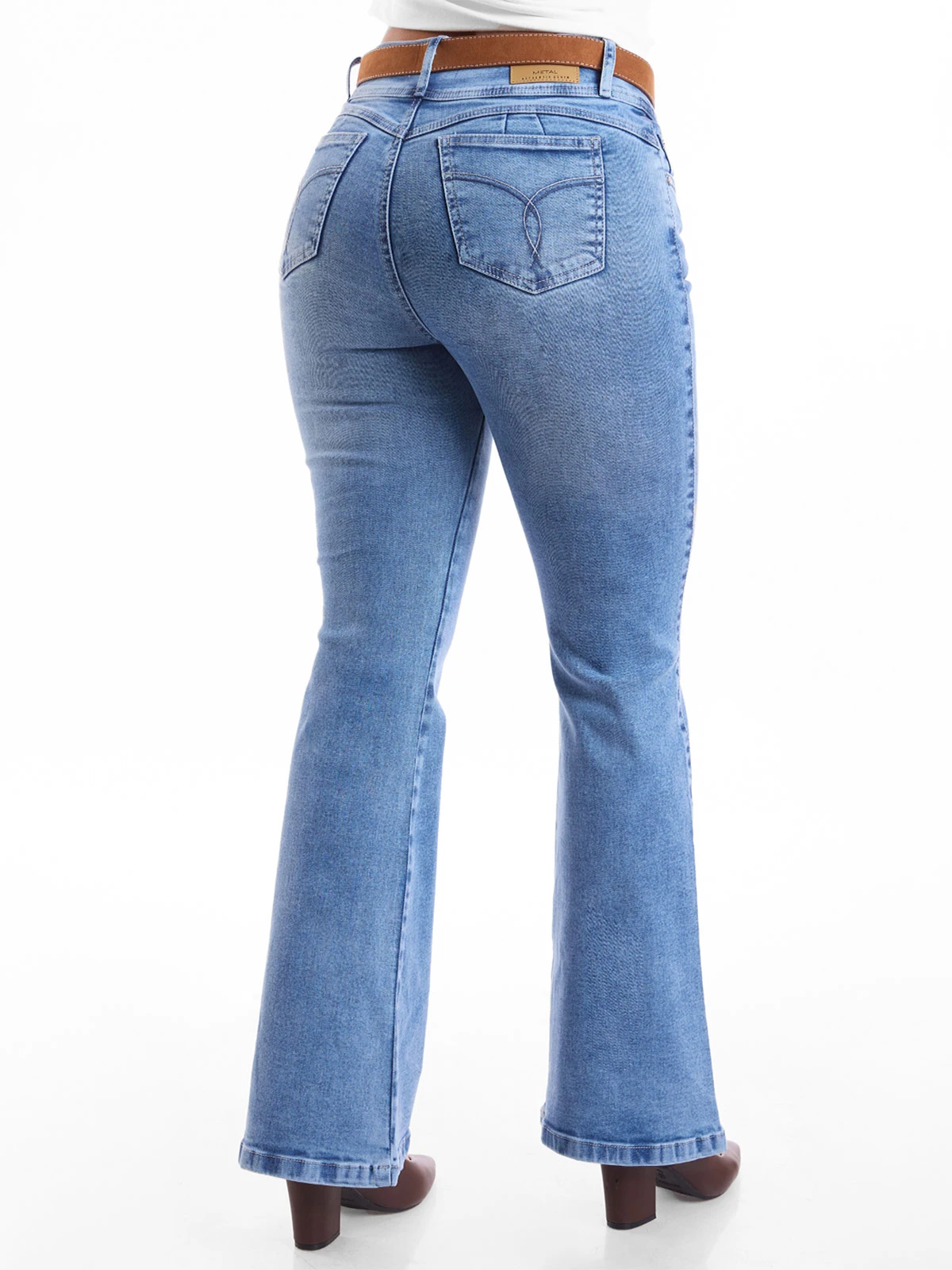 JEANS FLARE MUJER METAL JEANS TAVARA - 4