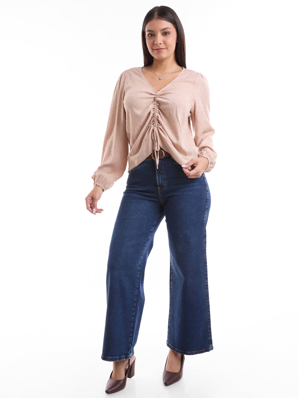 JEANS WIDE LEG MUJER METAL JEANS SATURNO - 1