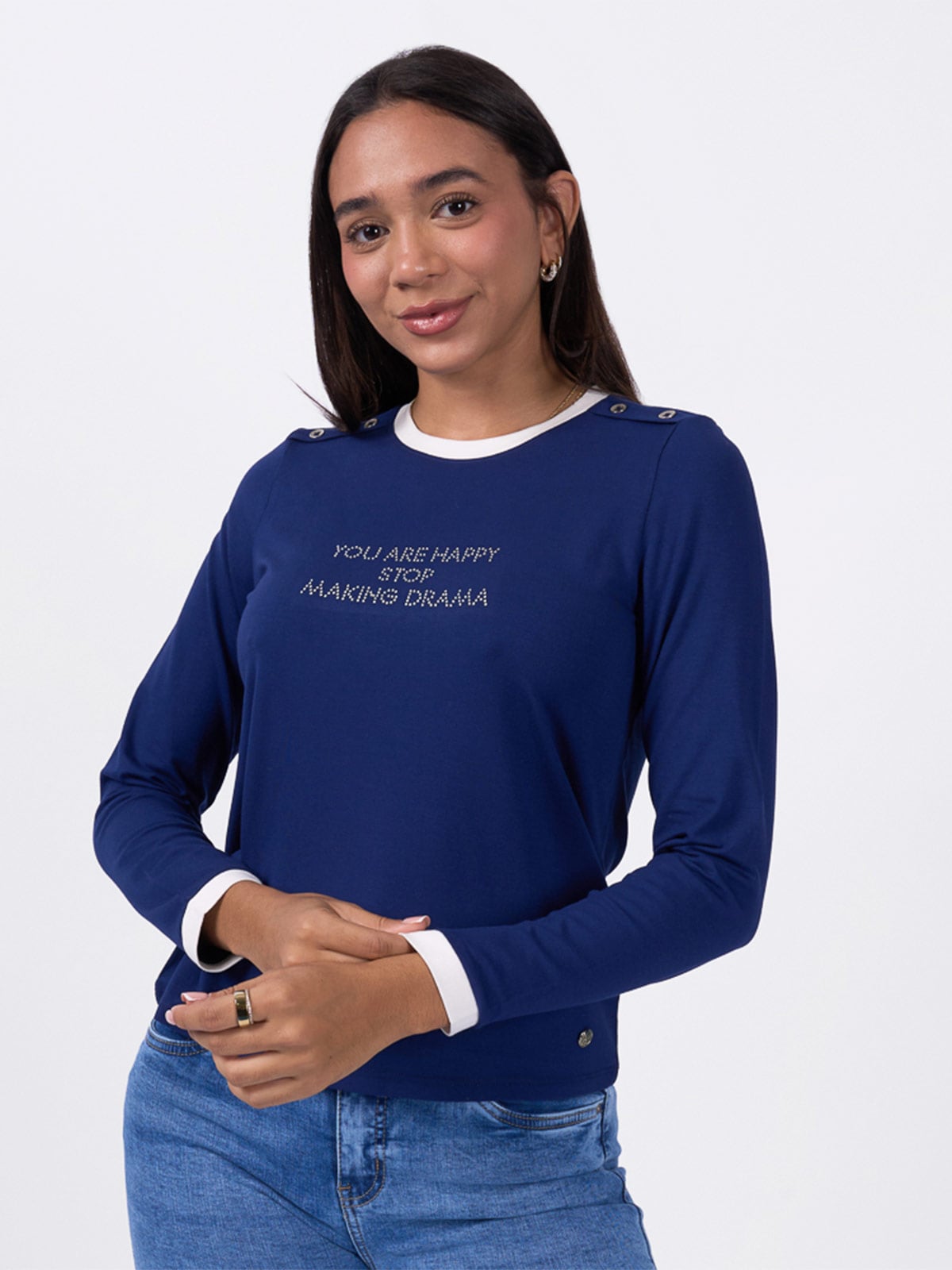 POLO MANGA LARGA MUJER BRONCO ZULENKA - 1