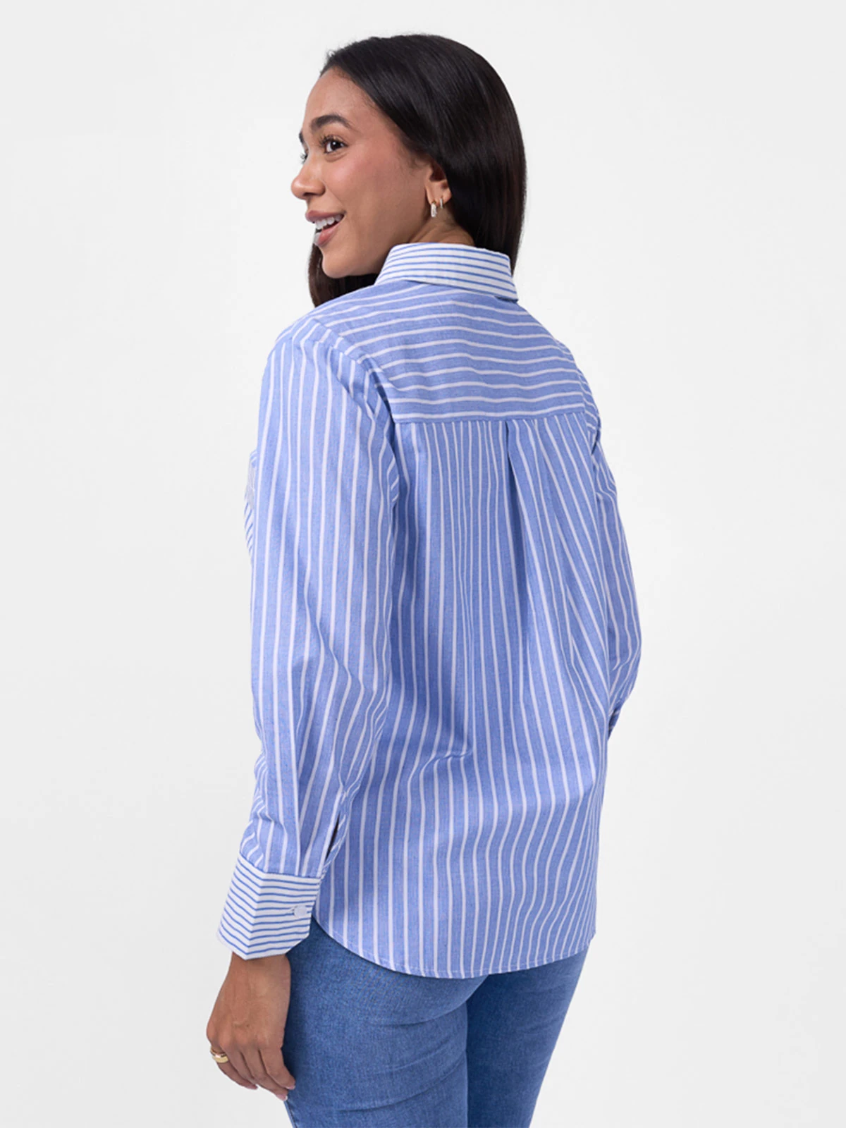 BLUSA MANGA LARGA MUJER BRONCO ALGODÓN GEORGET - 2