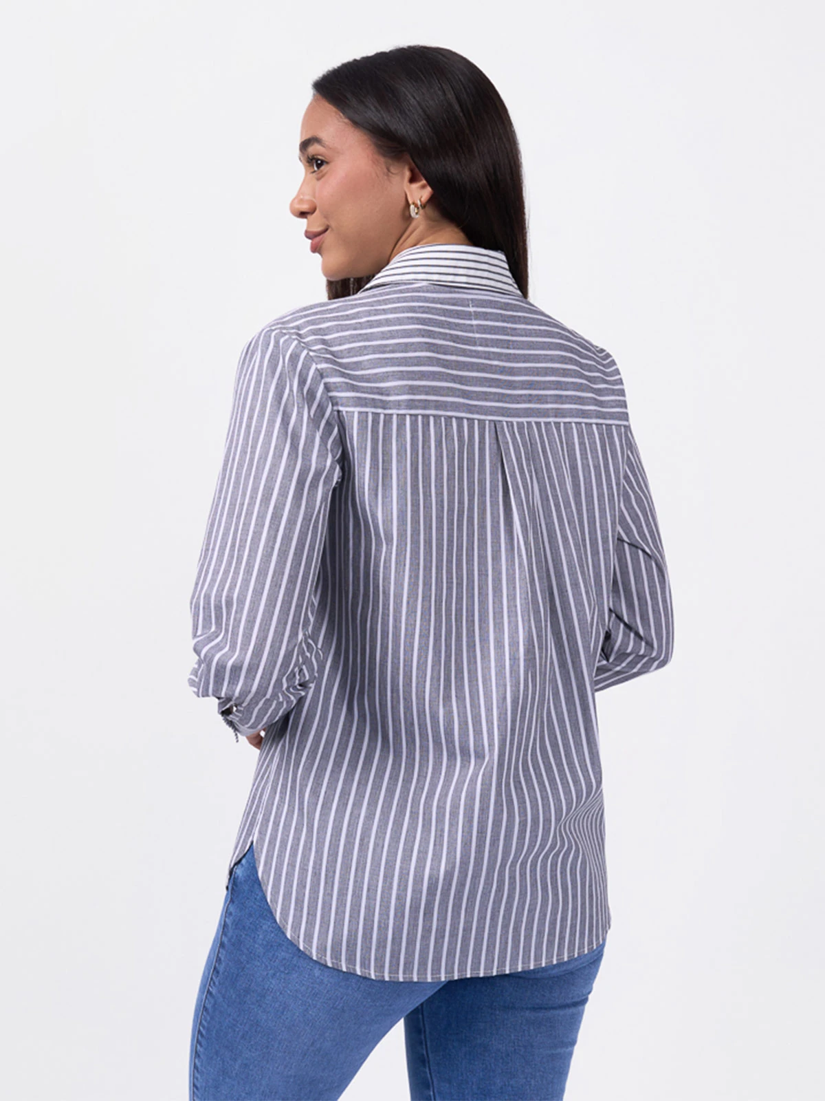 BLUSA MANGA LARGA MUJER BRONCO ALGODÓN GEORGET - 2