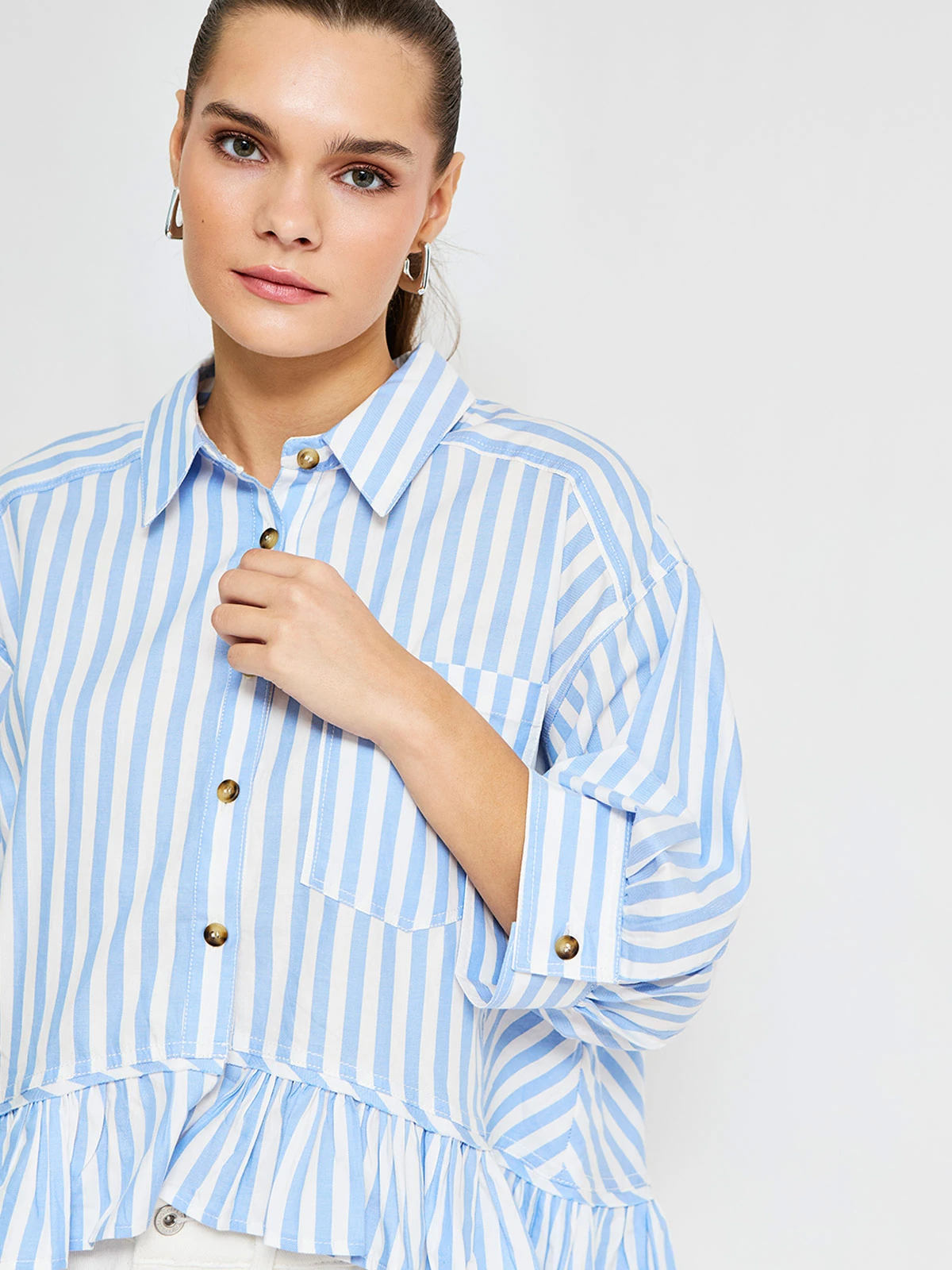 BLUSA MANGA 3/4 ALGODÓN MUJER BARBADOS - 3