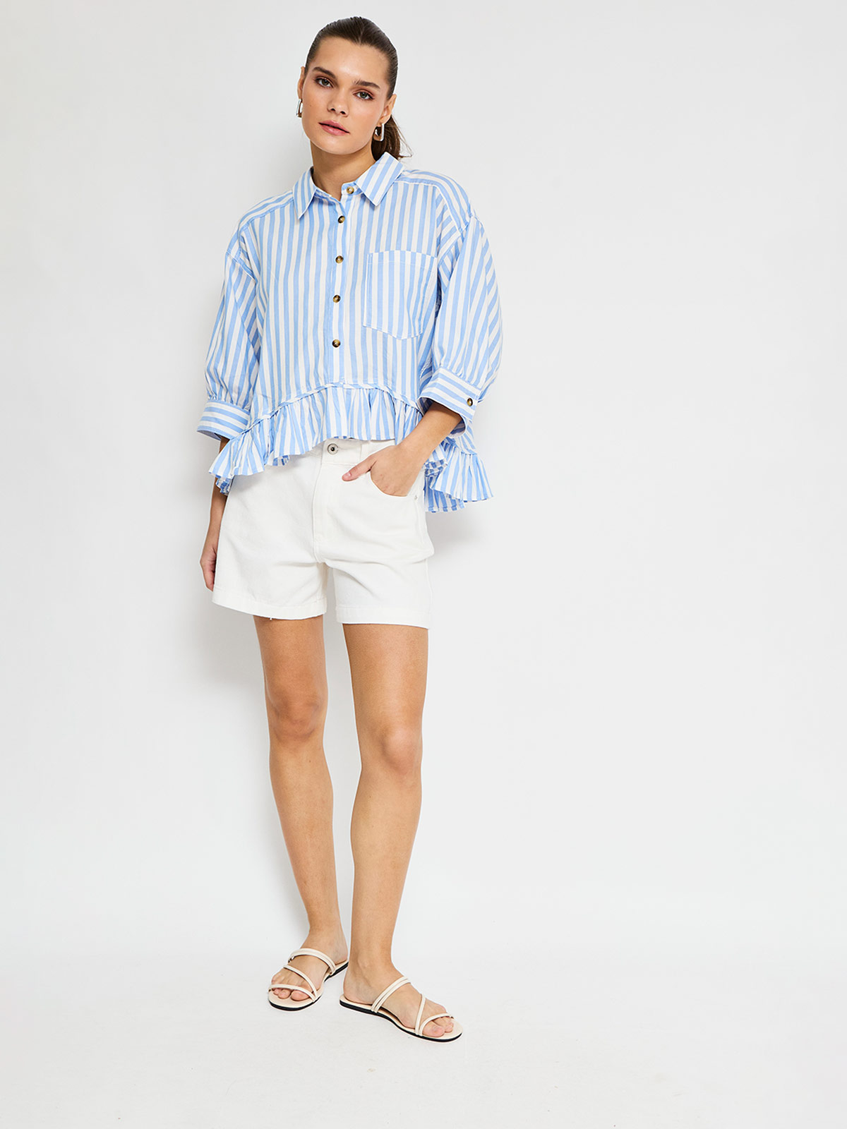 BLUSA MANGA 3/4 ALGODÓN MUJER BARBADOS - 4