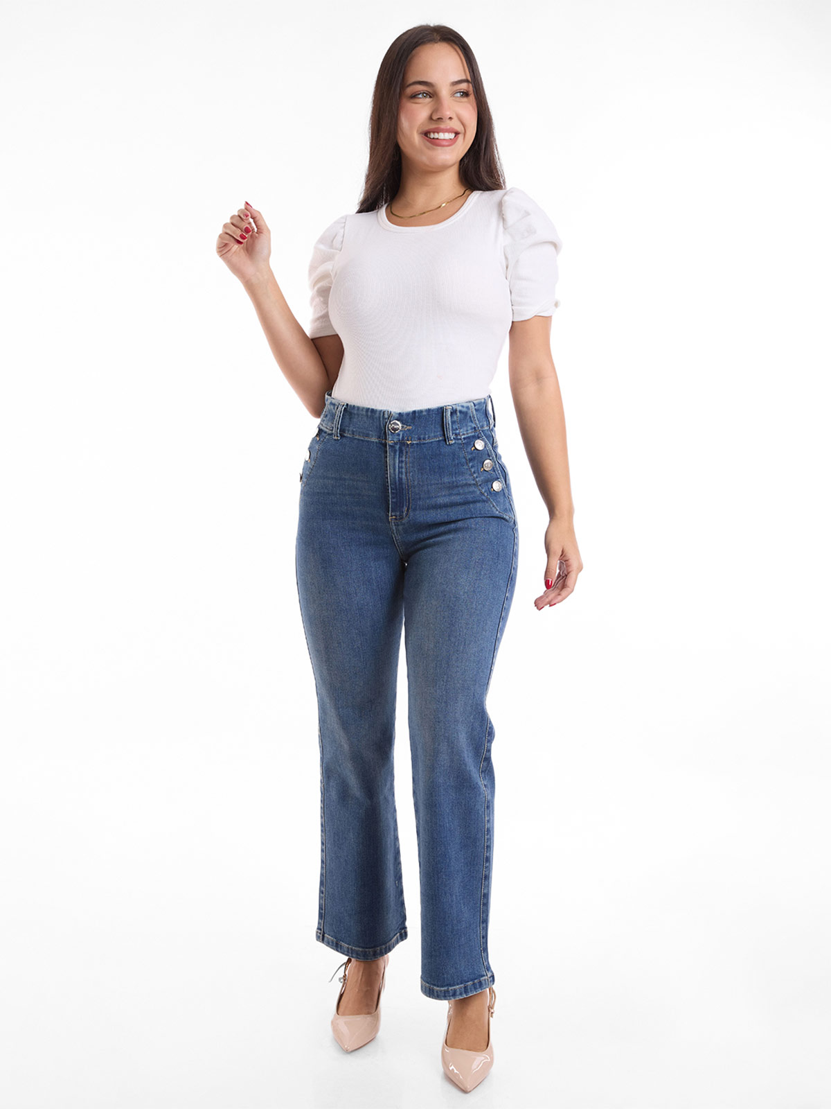 JEAN STRAIGHT MUJER METAL JEANS FERNANDA - 1