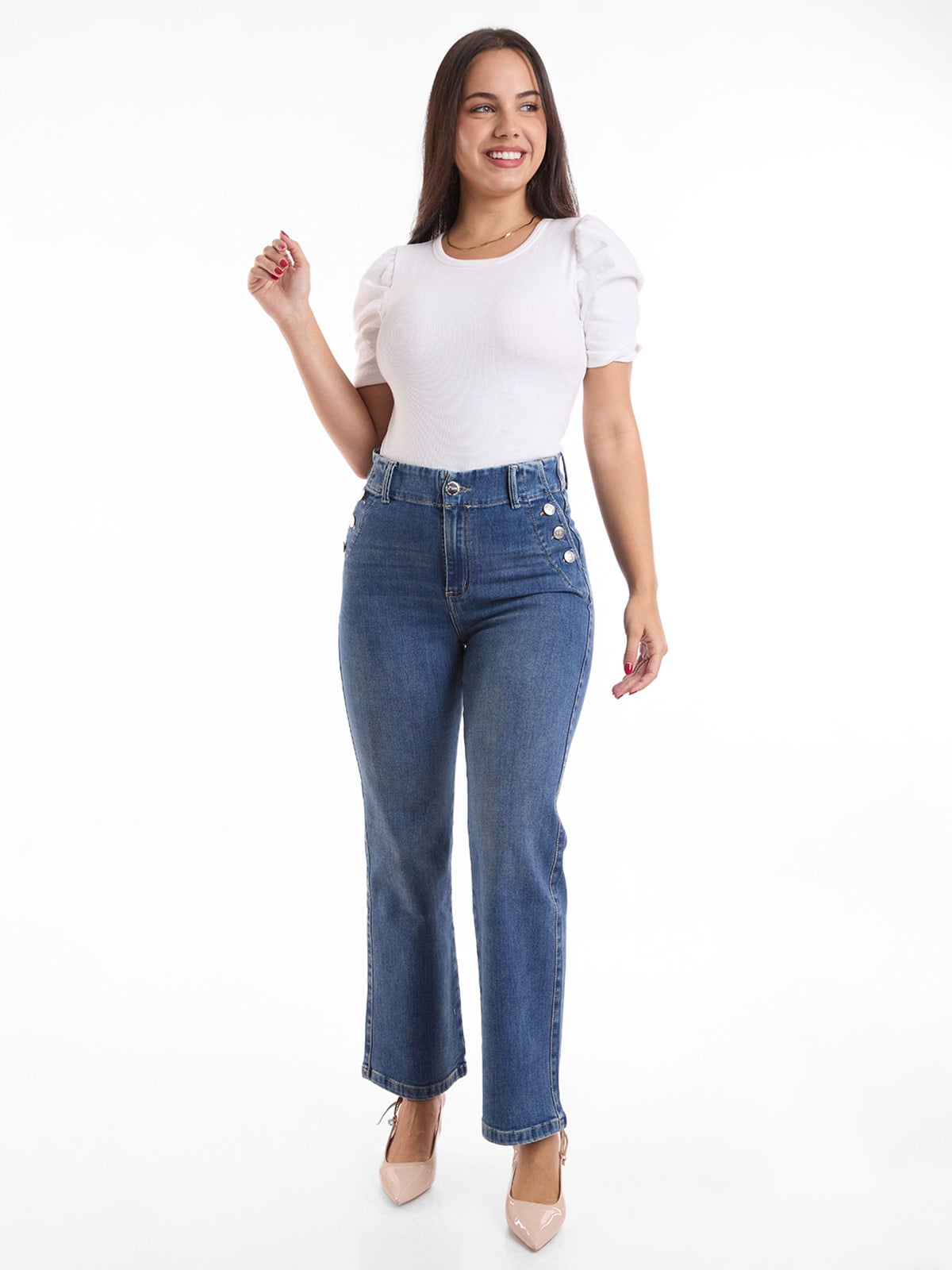 JEAN STRAIGHT MUJER METAL JEANS FERNANDA - 1