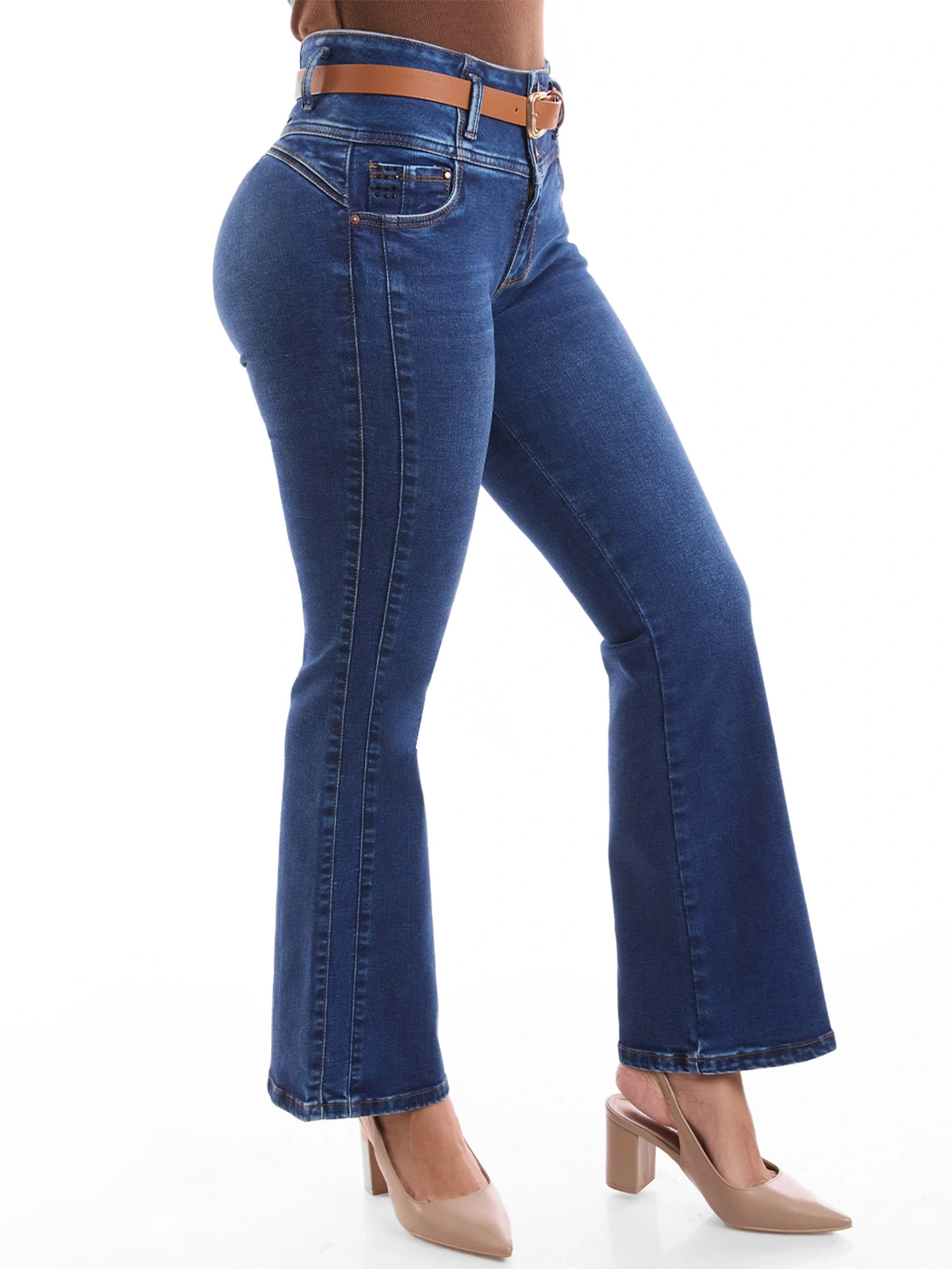 JEAN FLARE MUJER METAL JEANS BIRMINJAN - 4