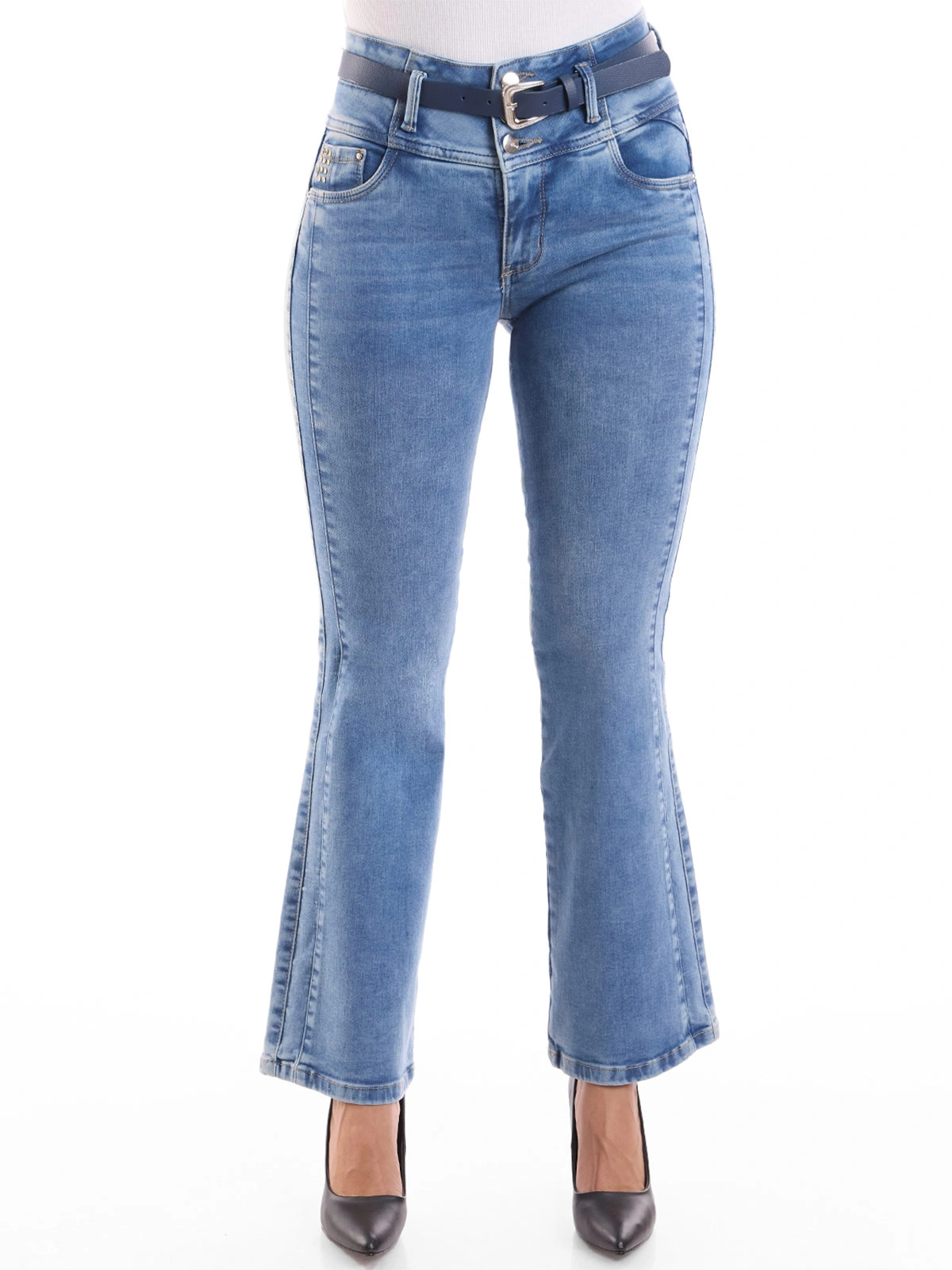 JEAN FLARE MUJER METAL JEANS BIRMINJAN - 2