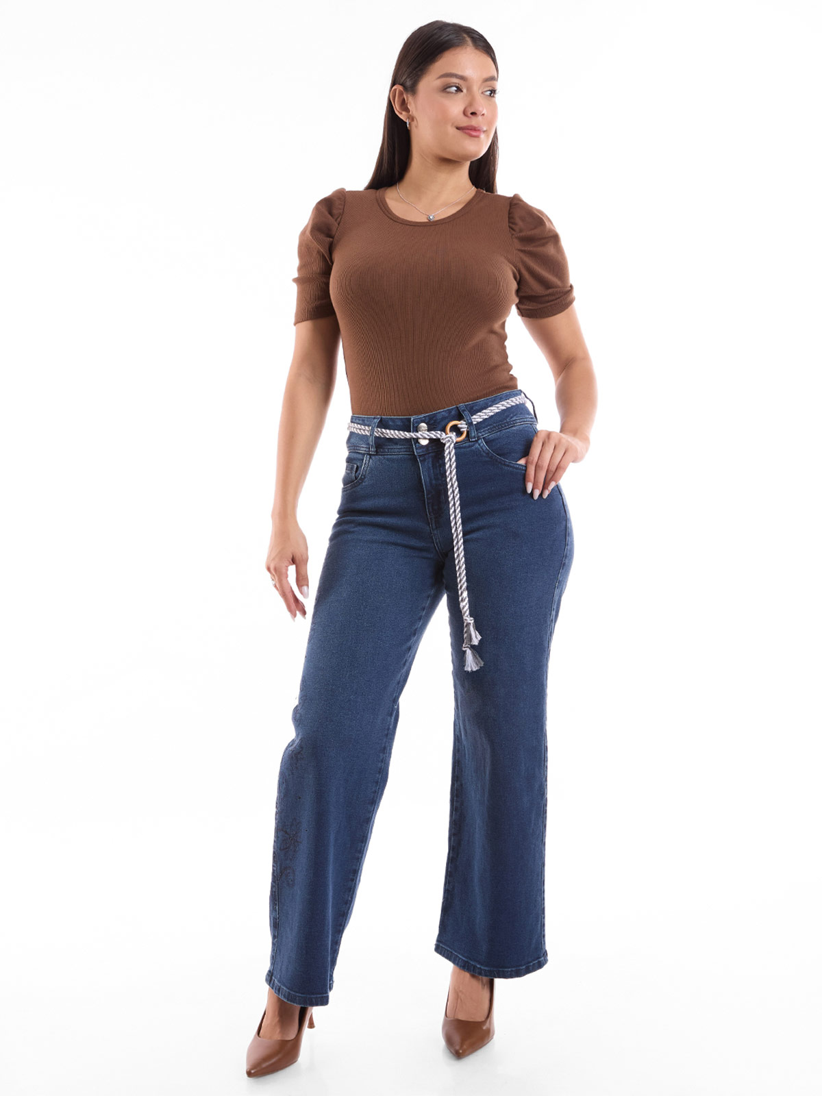 JEANS WIDE LEG MUJER METAL JEANS FLORENCIA - 1