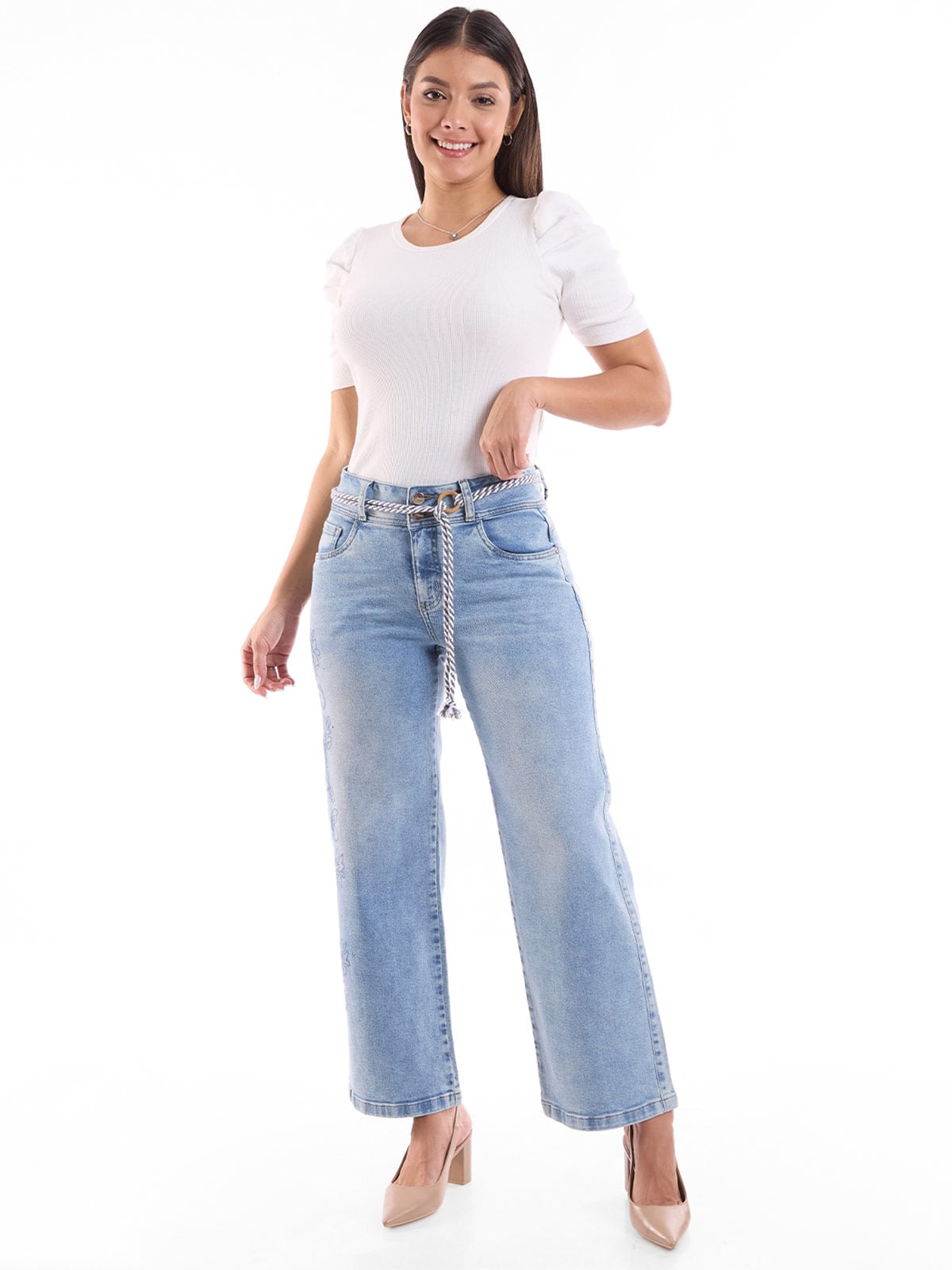 JEANS WIDE LEG MUJER METAL JEANS FLORENCIA - 1