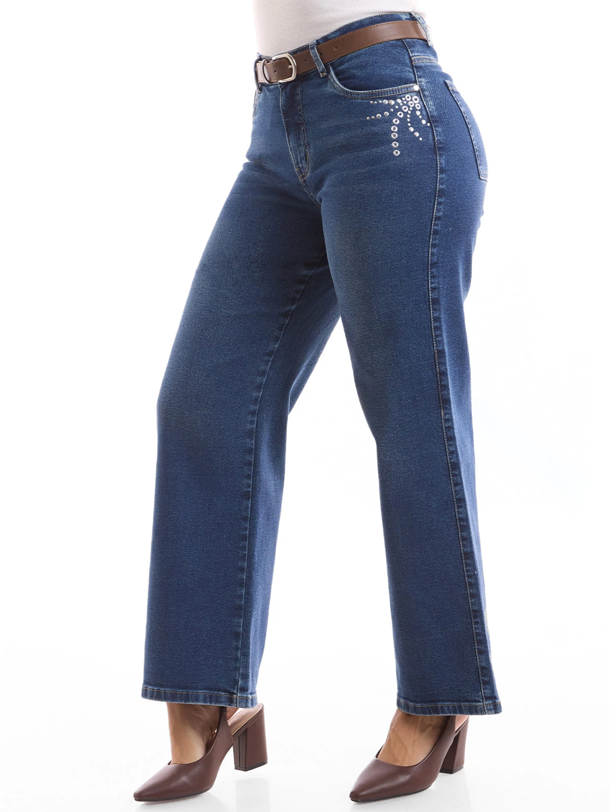 JEANS WIDE LEG MUJER METAL JEANS NORFIT - 3
