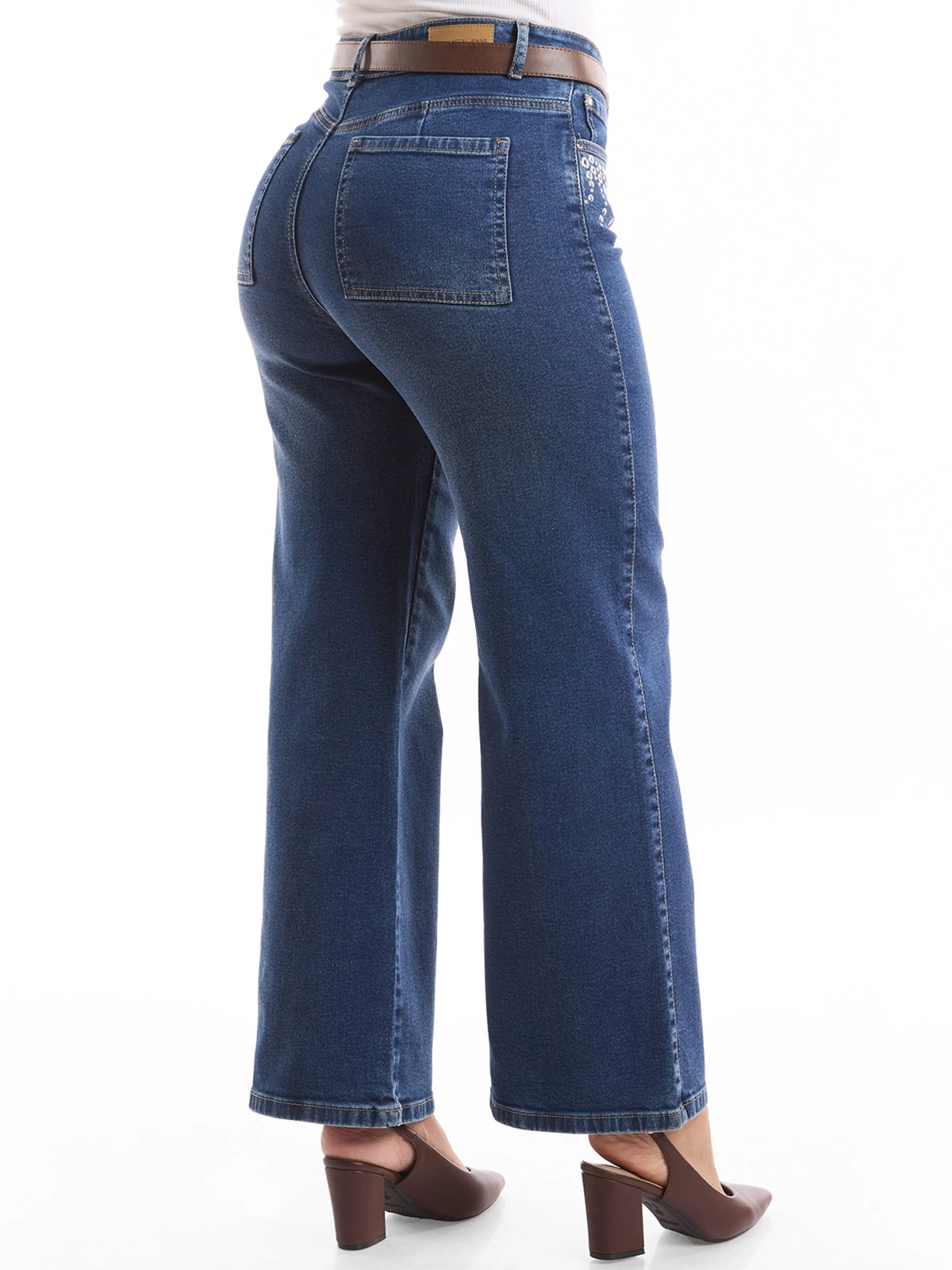 JEANS WIDE LEG MUJER METAL JEANS NORFIT - 5