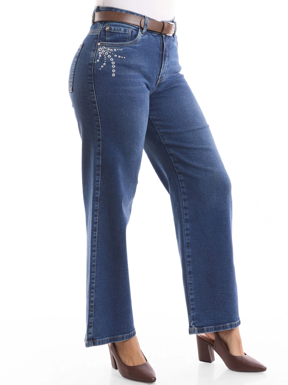JEANS WIDE LEG MUJER METAL JEANS NORFIT - 4