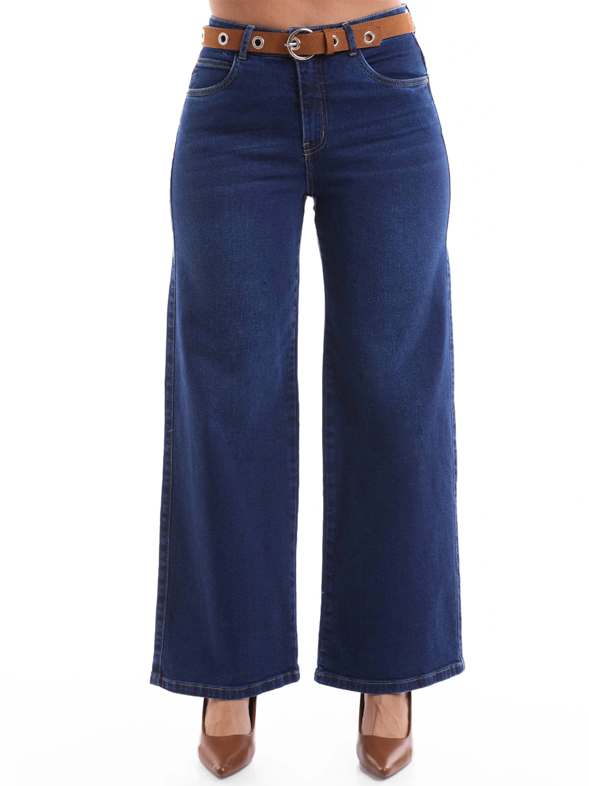 JEANS WIDE LEG MUJER METAL JEANS BAMBOLEO - 2