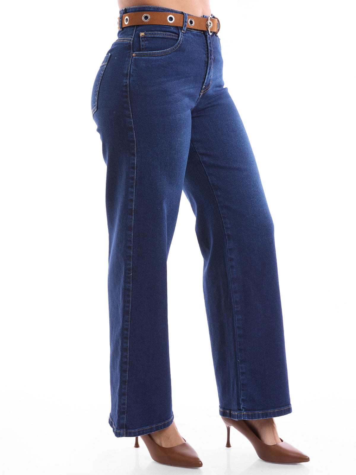 JEANS WIDE LEG MUJER METAL JEANS BAMBOLEO - 3