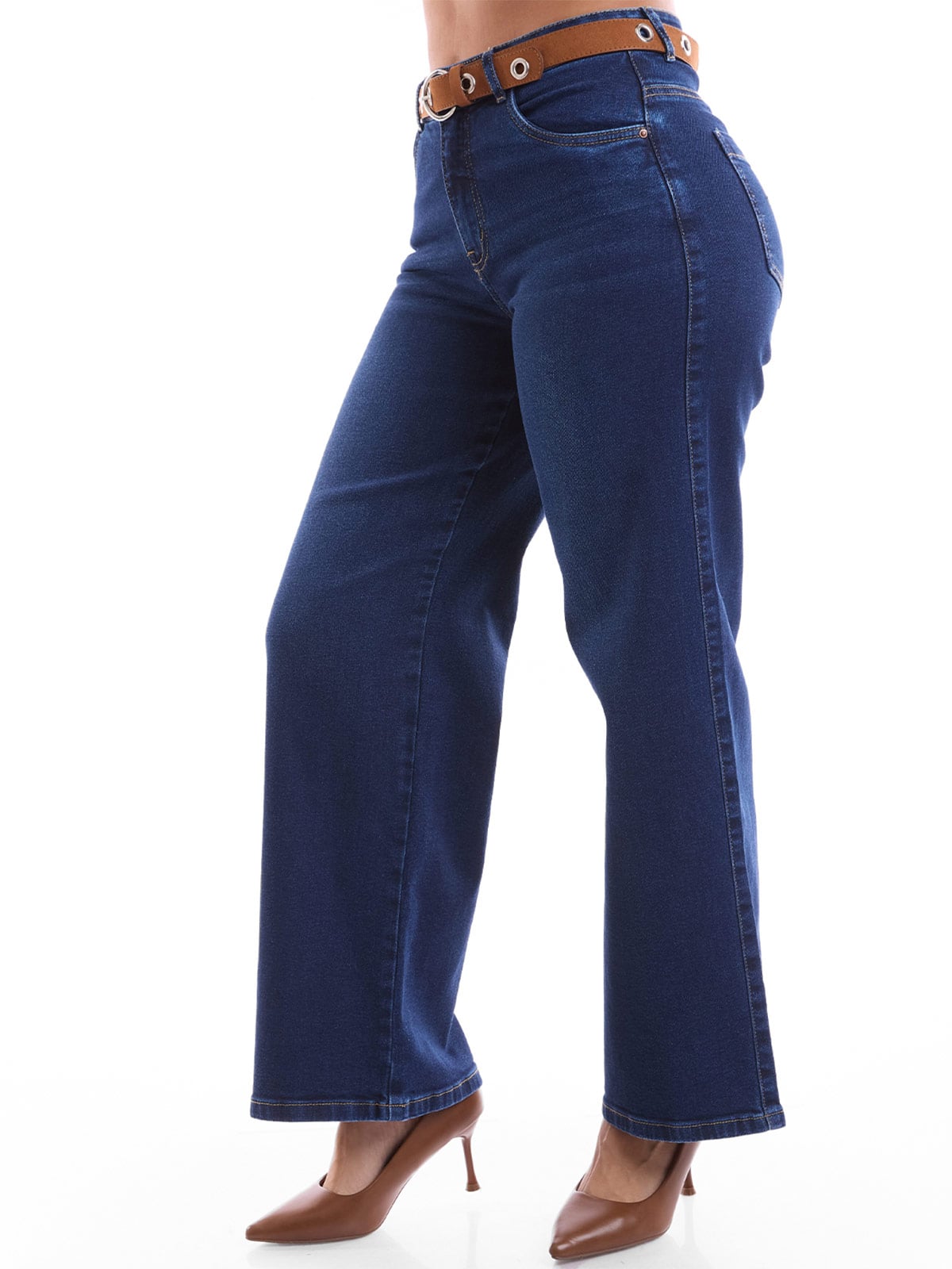 JEANS WIDE LEG MUJER METAL JEANS BAMBOLEO - 4