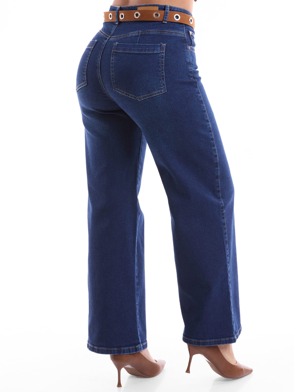 JEANS WIDE LEG MUJER METAL JEANS BAMBOLEO - 5