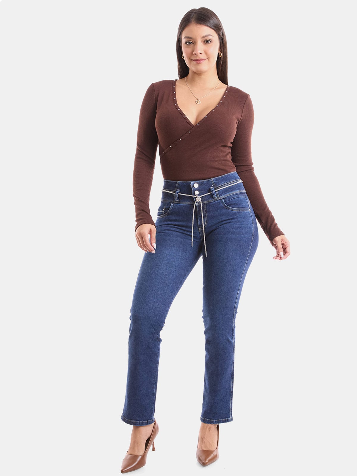 JEAN RECTO MUJER METAL JEANS LEONOR - 1