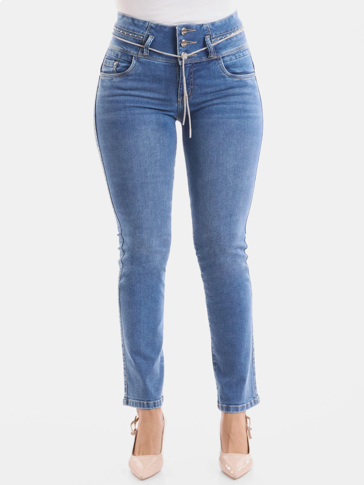 JEAN RECTO MUJER METAL JEANS LEONOR - 2